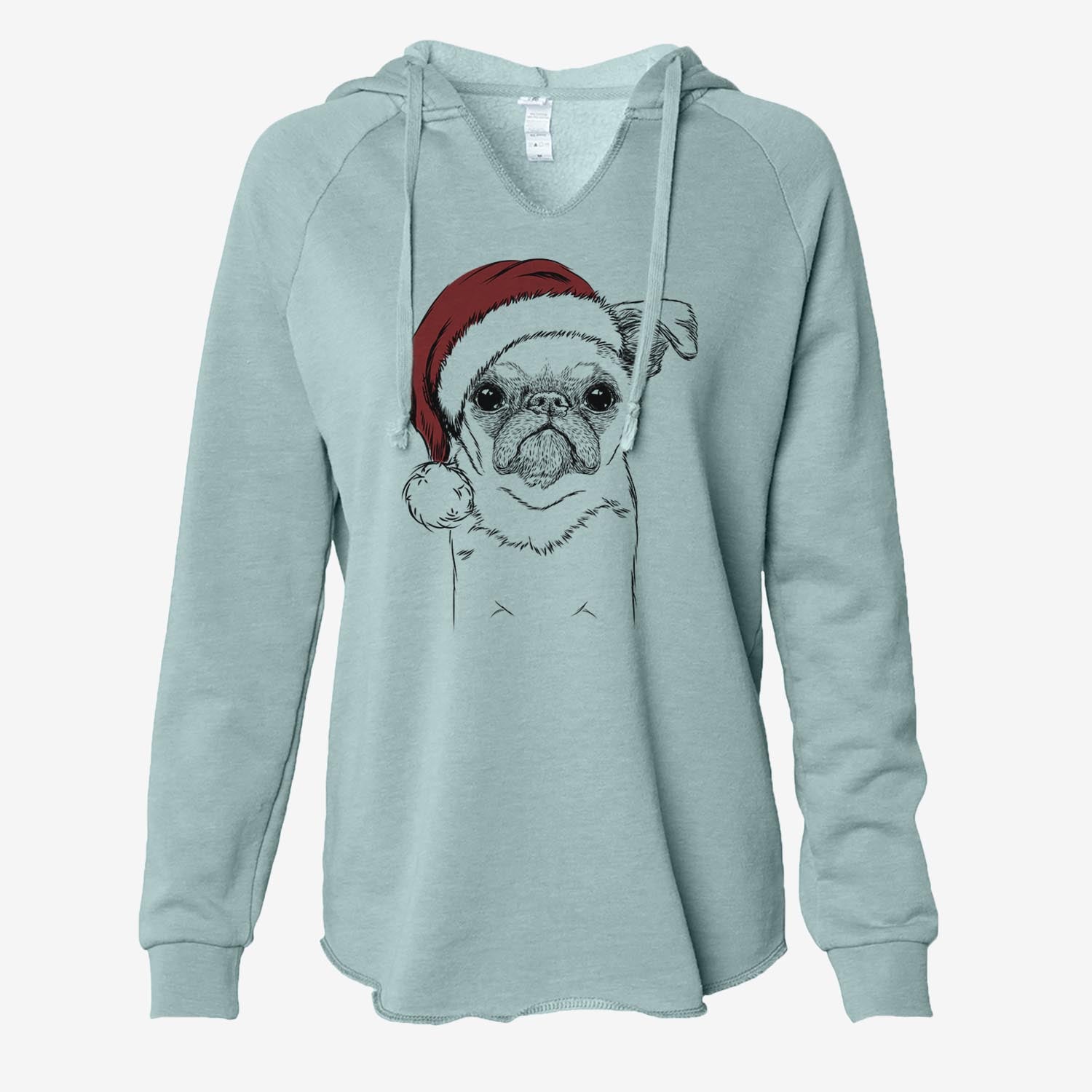 Petit Penny the Brussels Griffon - Cali Wave Hooded Sweatshirt