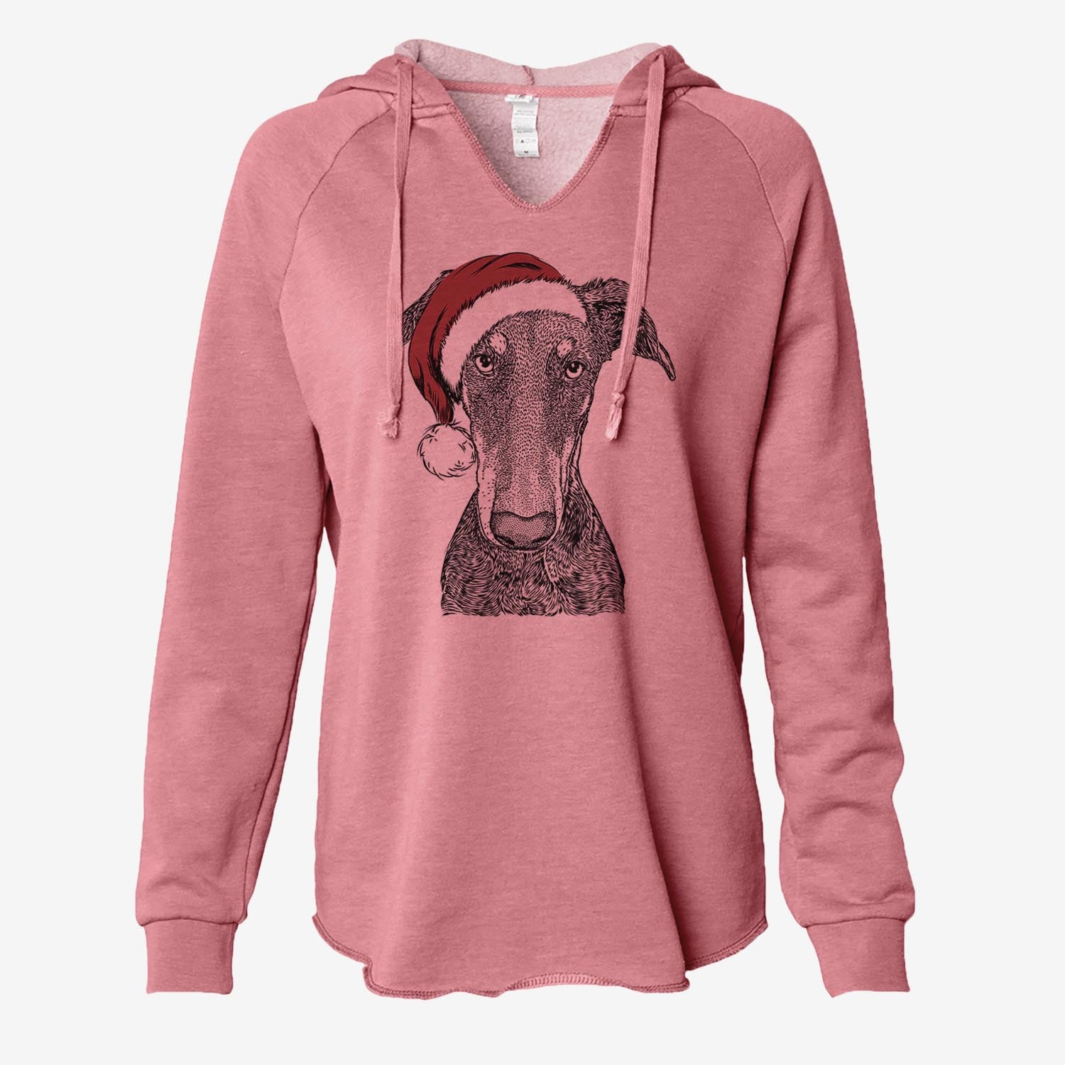 Princess Fiona the Doberman - Cali Wave Hooded Sweatshirt