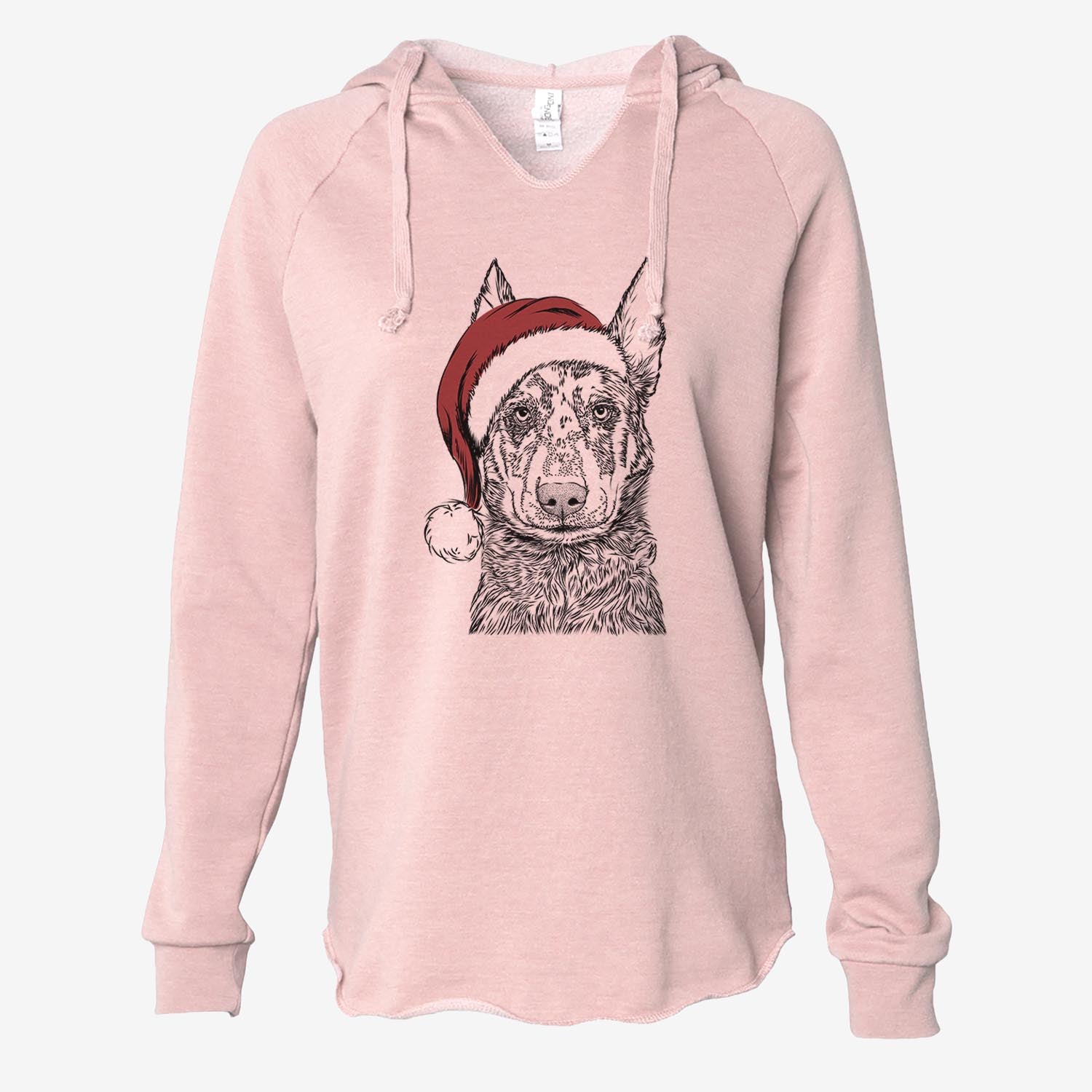 Riggs the Beauceron - Cali Wave Hooded Sweatshirt