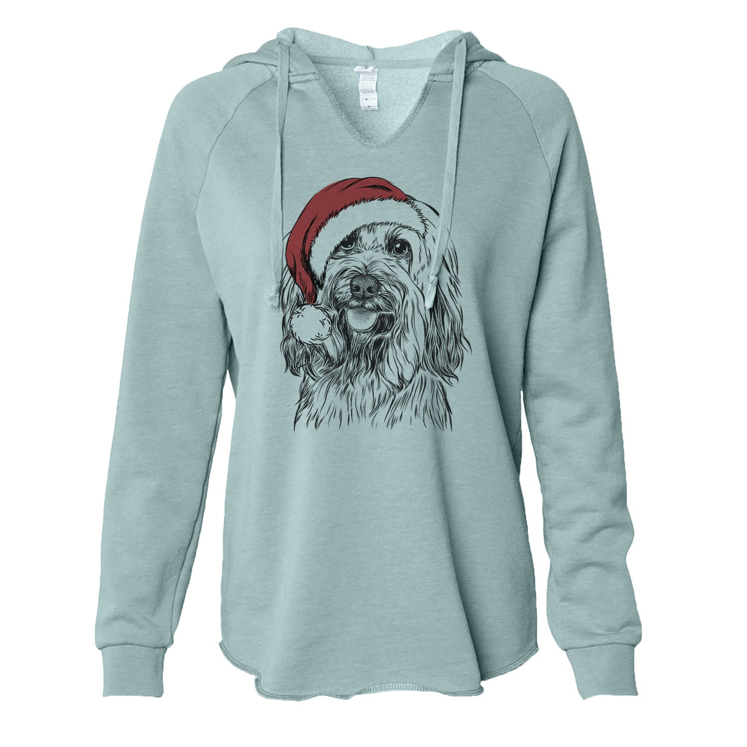 Rime the Tibetan Terrier - Cali Wave Hooded Sweatshirt