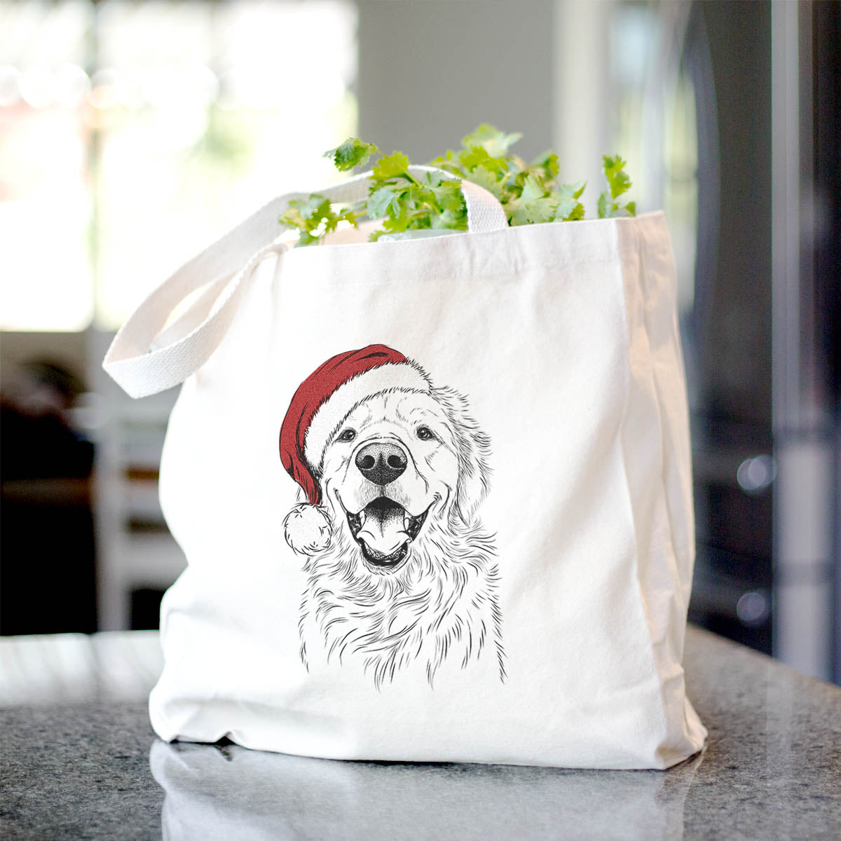 Roger the Golden Retriever - Tote Bag