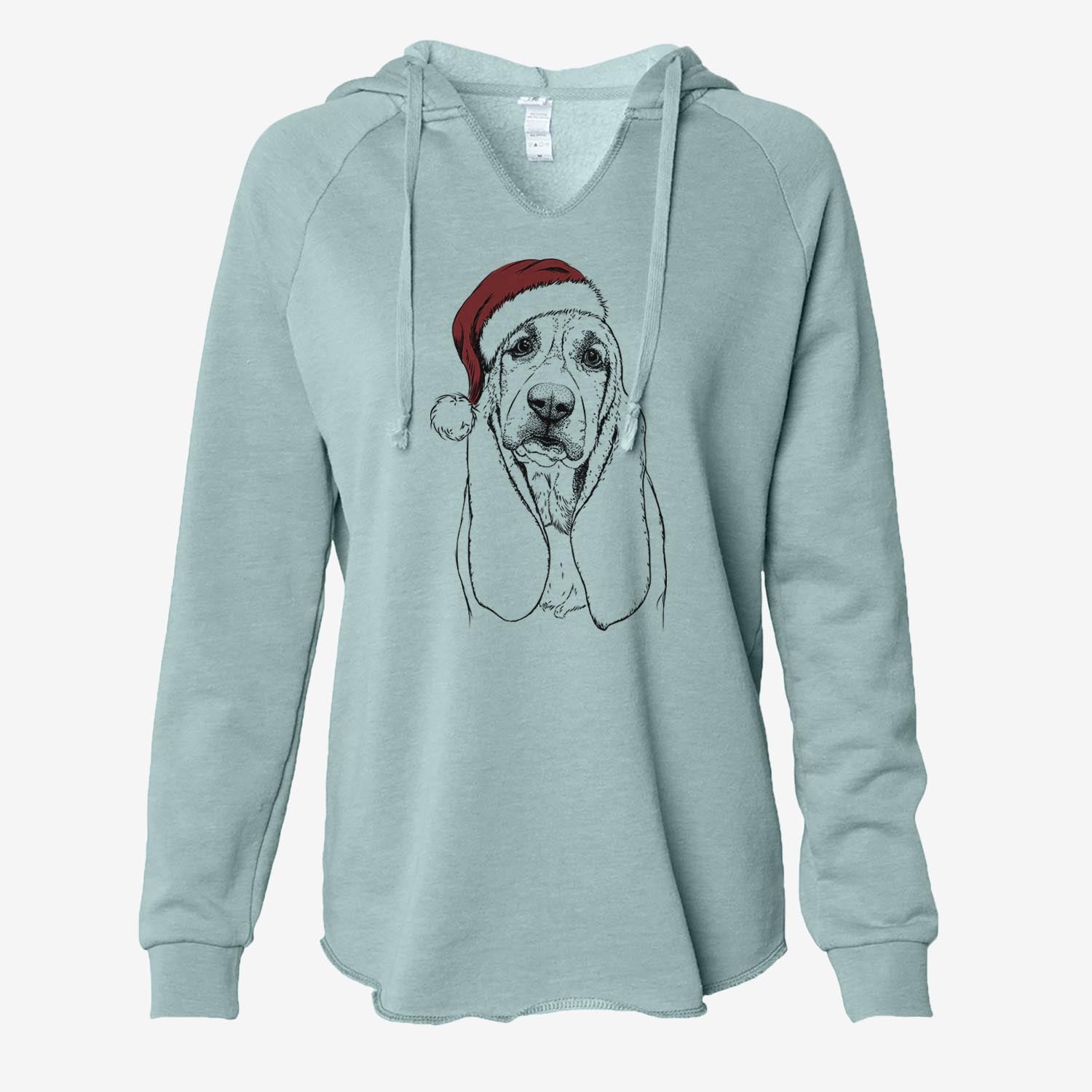 Rolo the Basset Hound - Cali Wave Hooded Sweatshirt