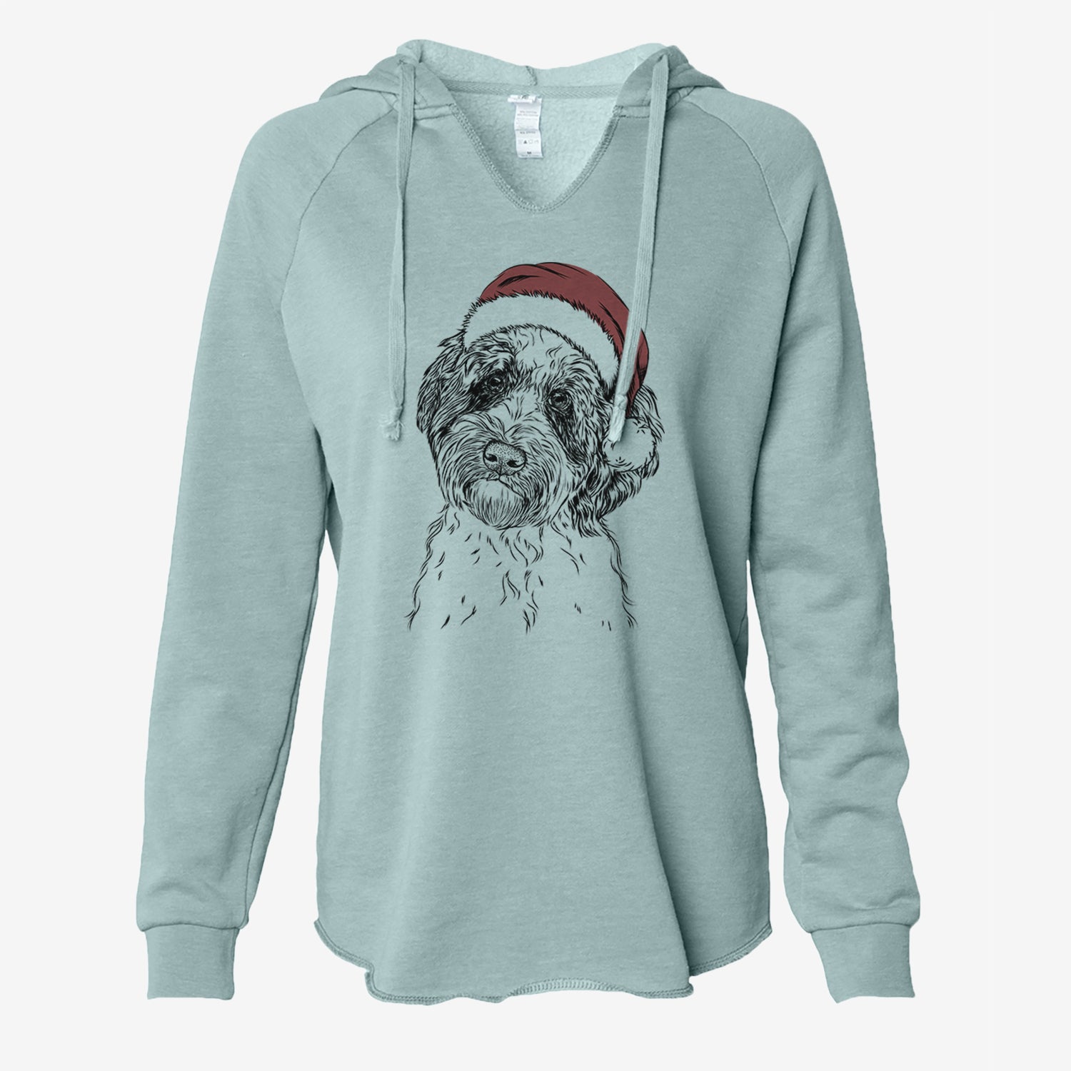 Rooney the Aussiedoodle - Cali Wave Hooded Sweatshirt