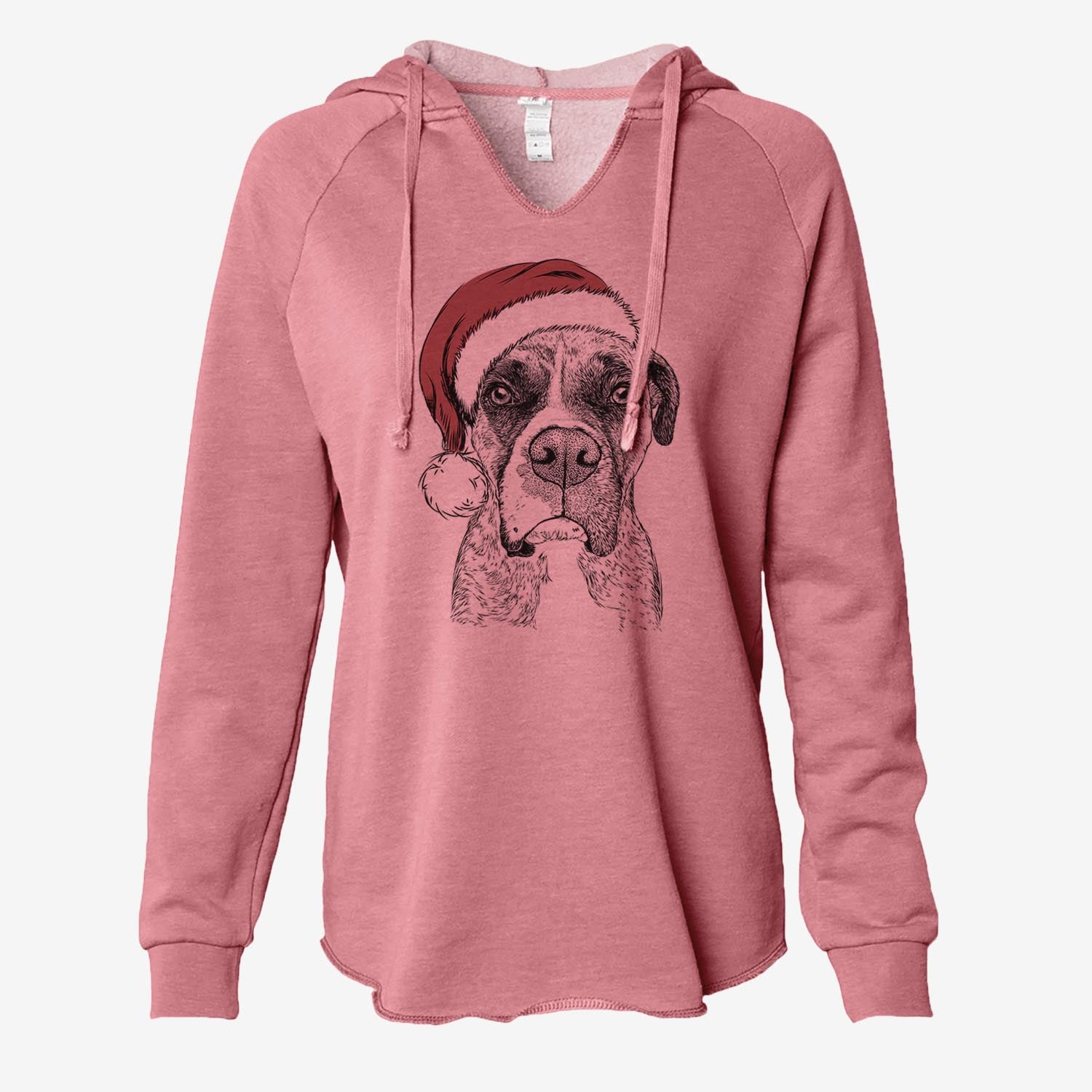 Rowdy Rex the Boxer - Cali Wave Hooded Sweatshirt