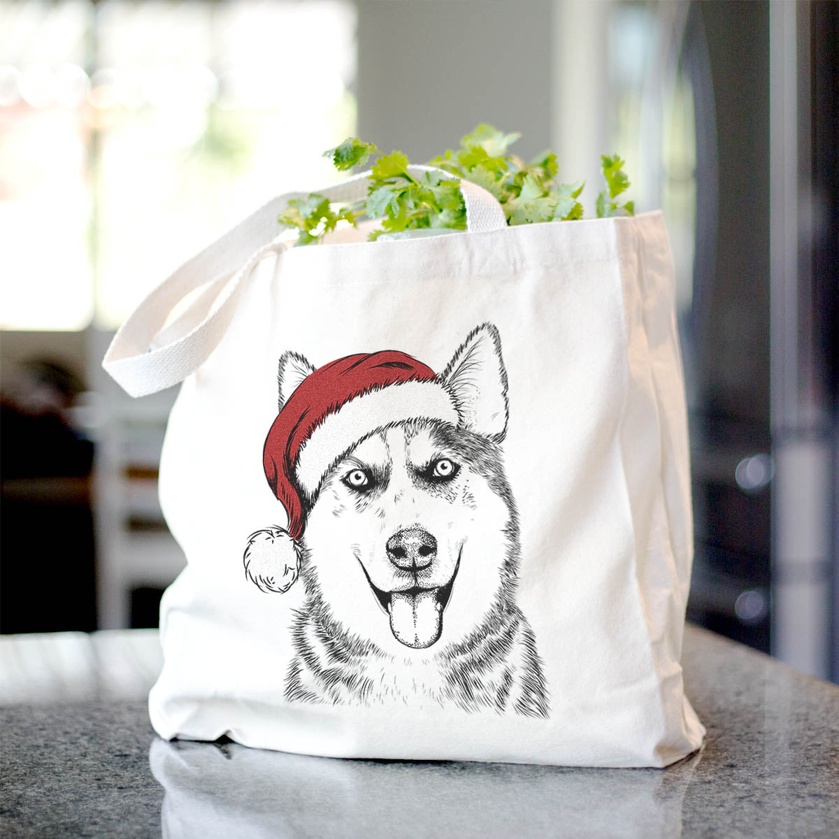 Sesi the Siberian Husky - Tote Bag