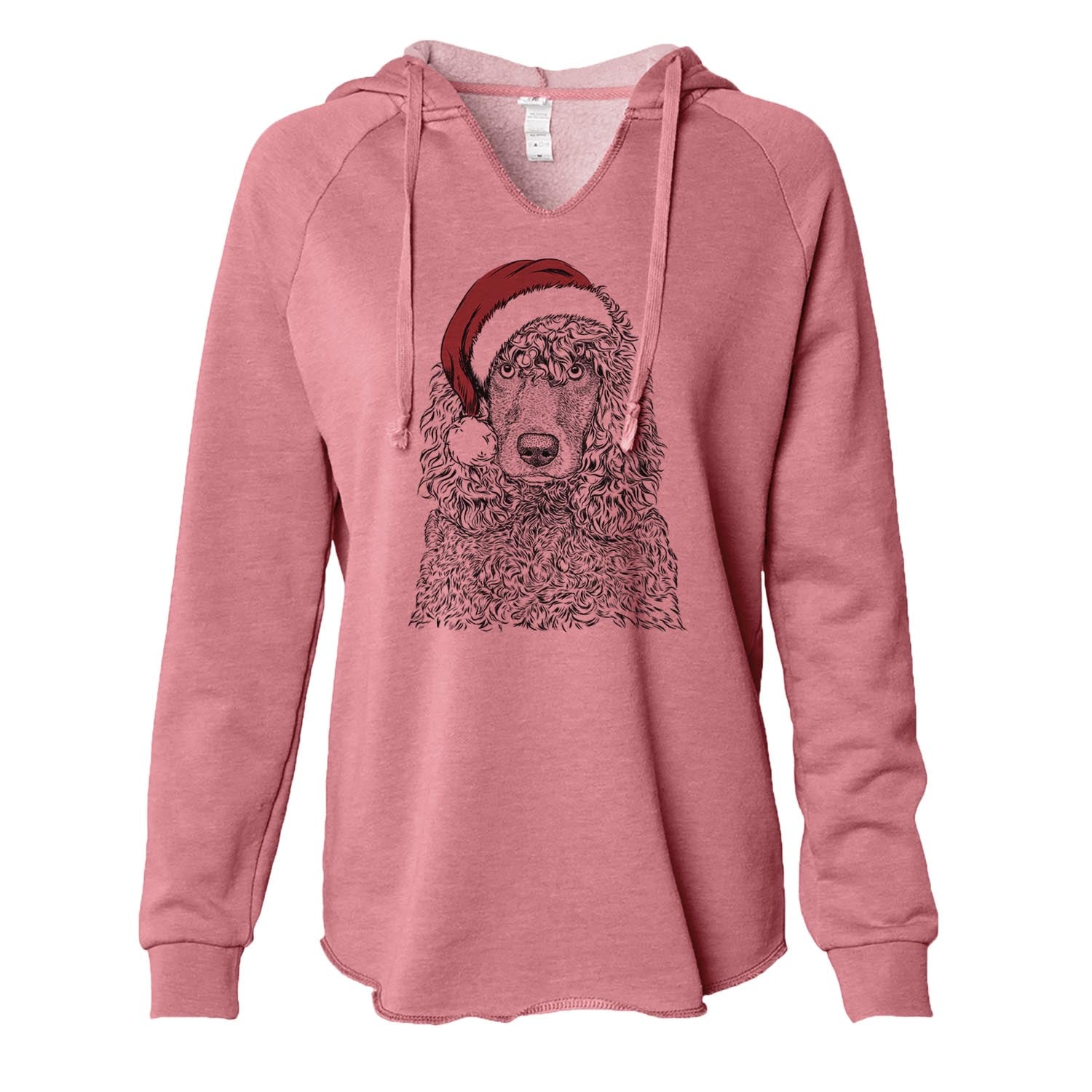 Shilo the Irish Water Spaniel - Cali Wave Hooded Sweatshirt