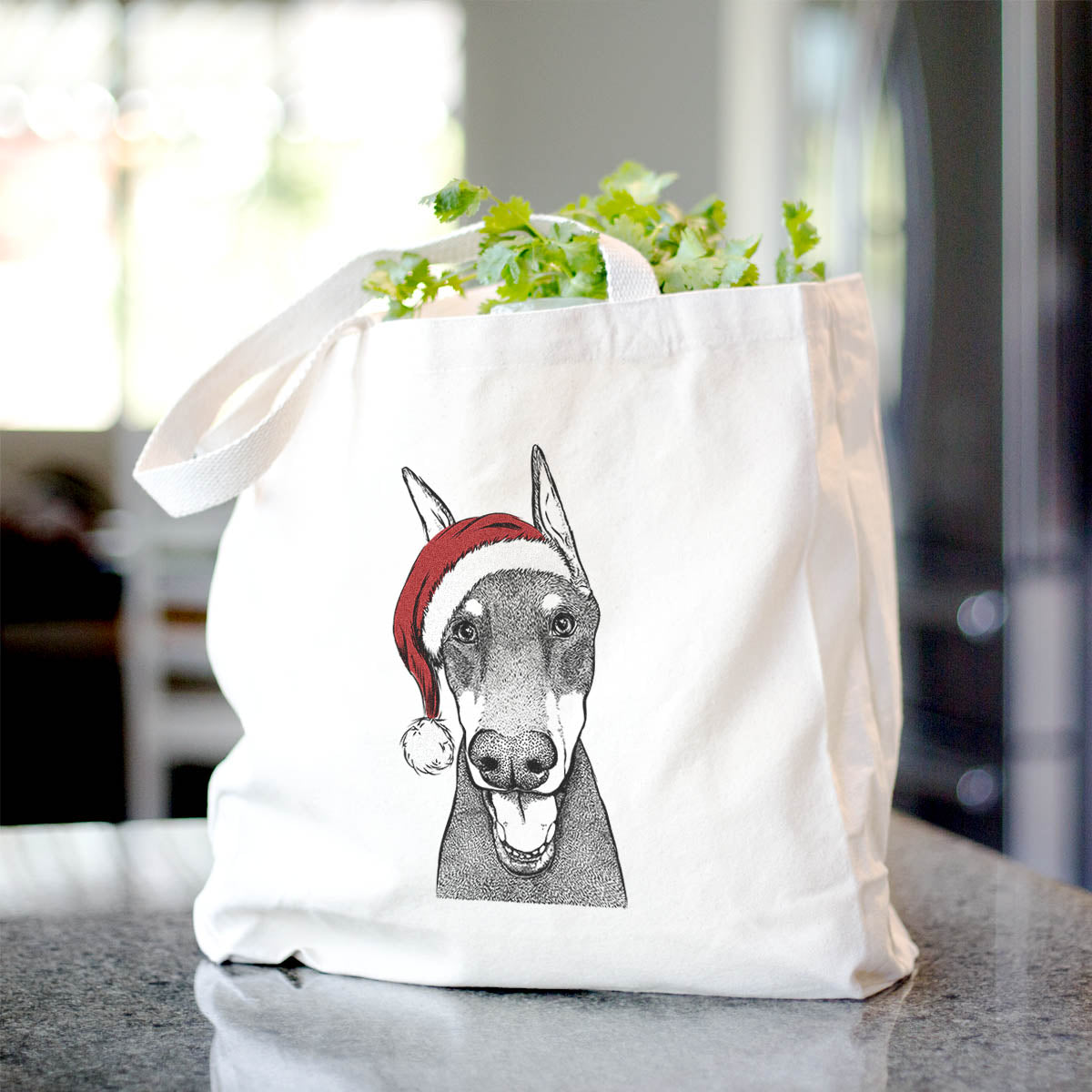 Sir Duke the Doberman Pinscher - Tote Bag