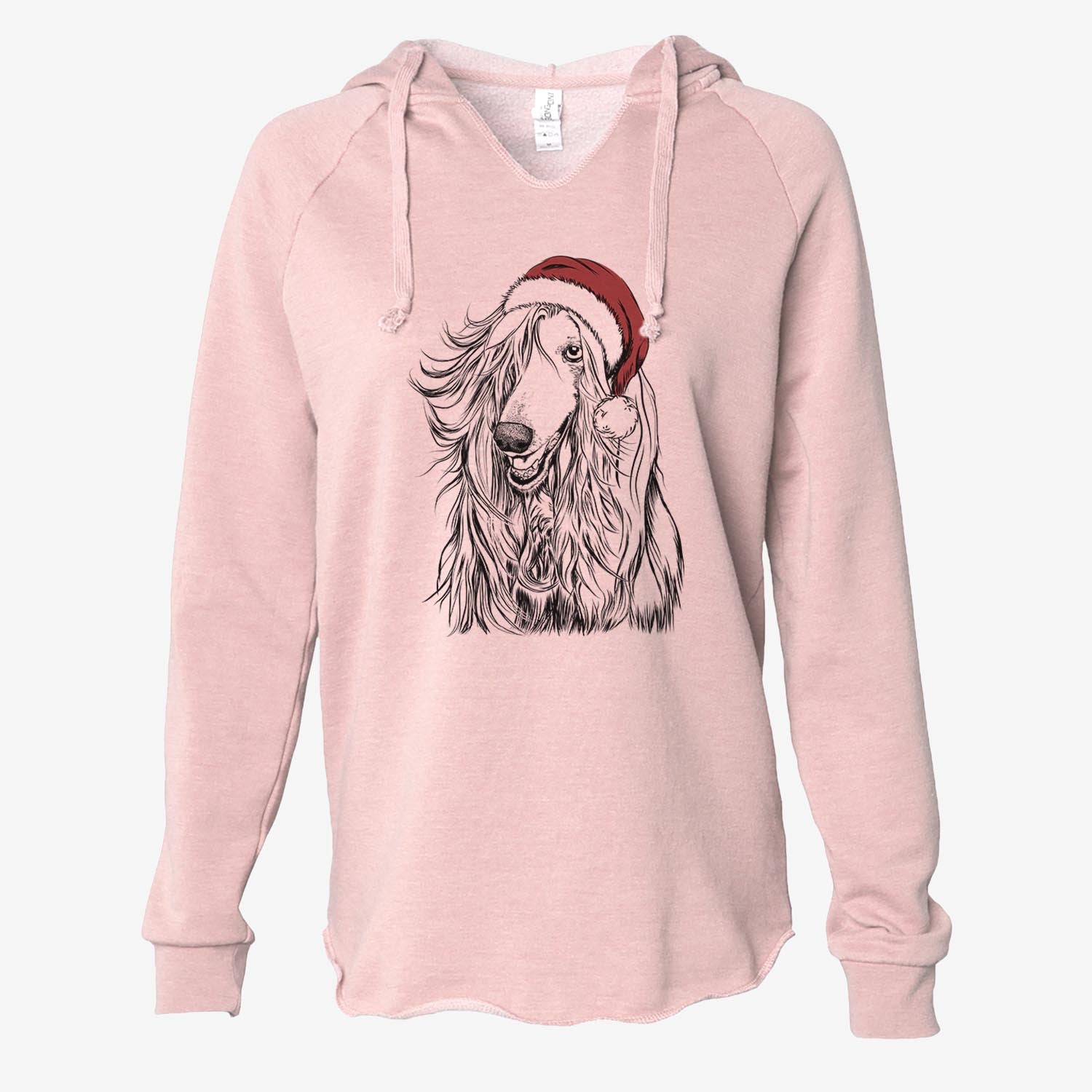 Sterling the Afghan Hound - Cali Wave Hooded Sweatshirt