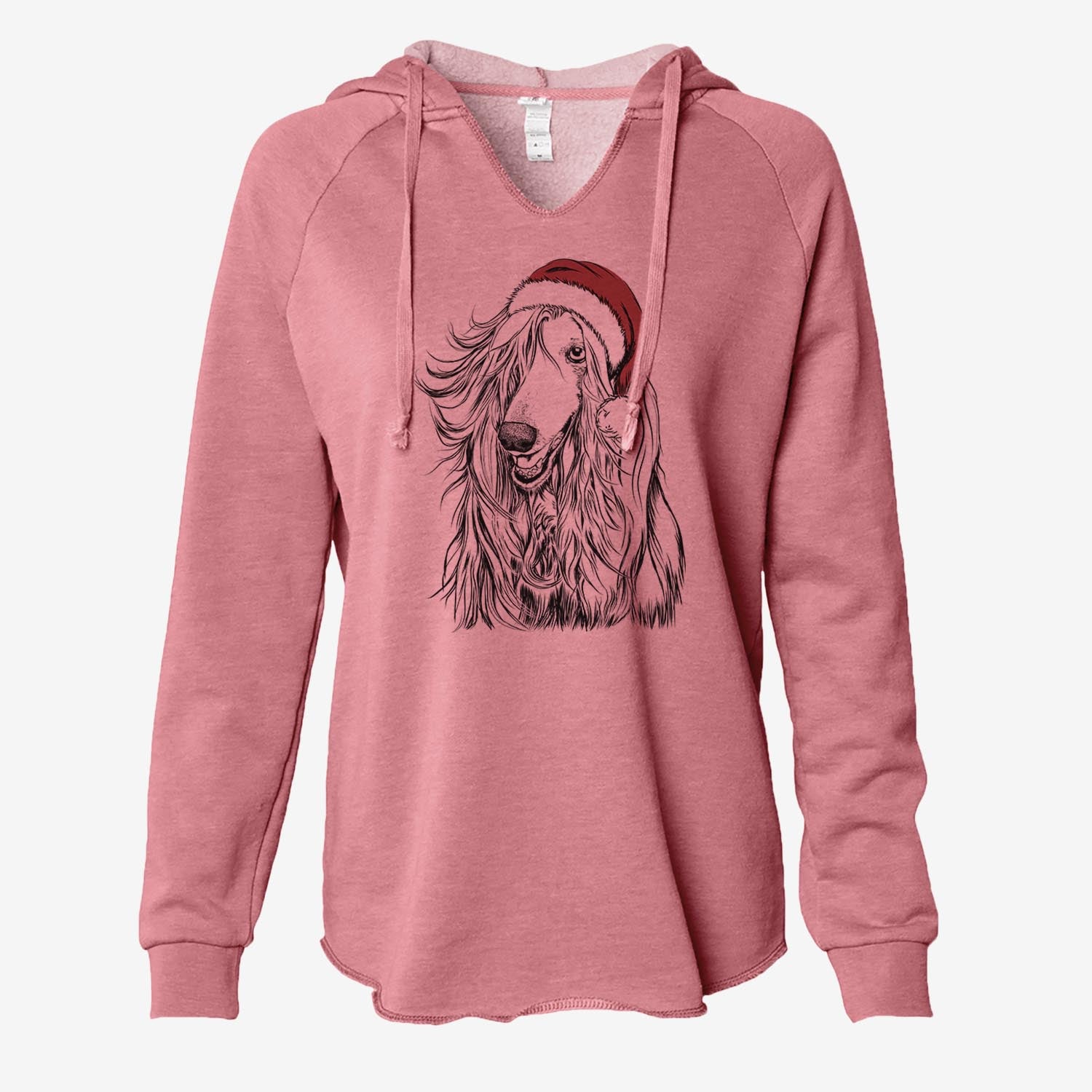 Sterling the Afghan Hound - Cali Wave Hooded Sweatshirt