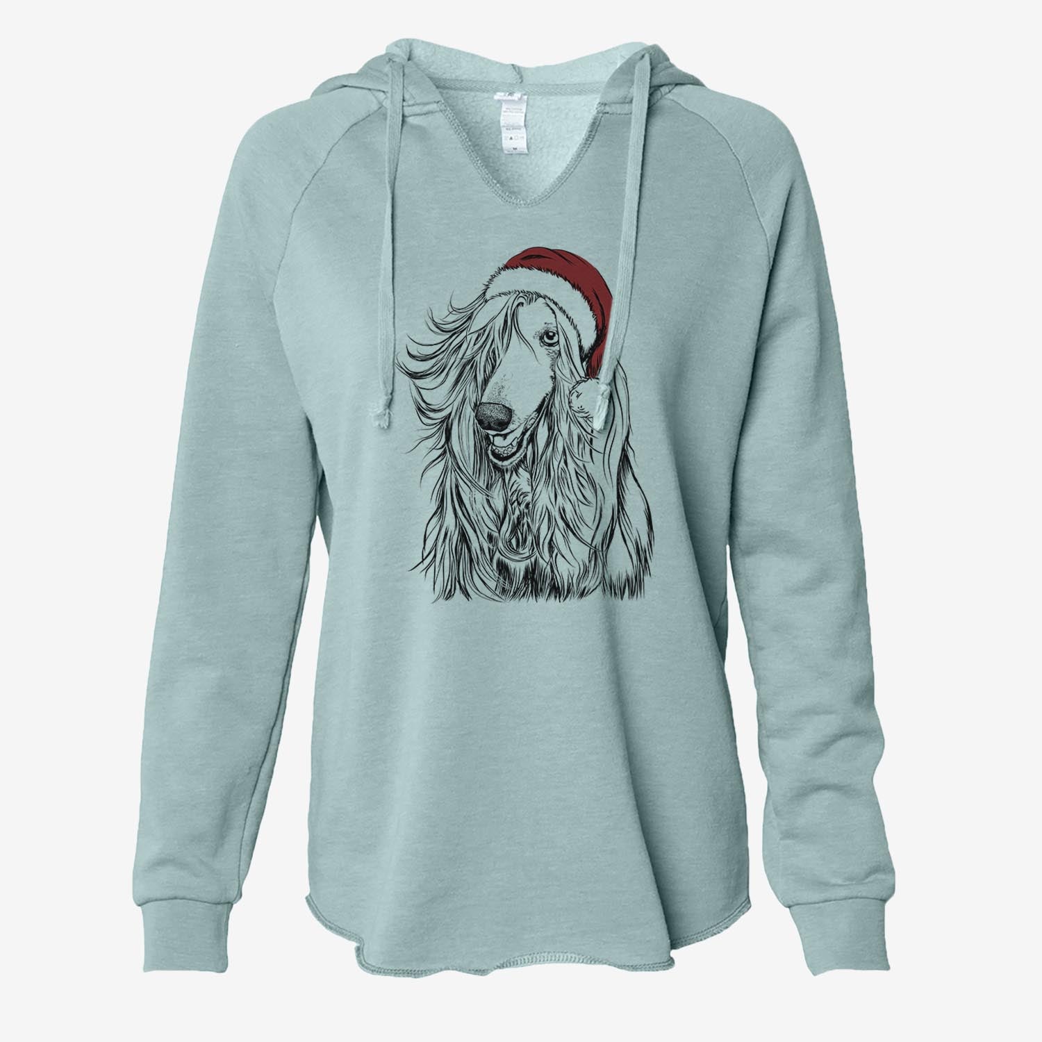 Sterling the Afghan Hound - Cali Wave Hooded Sweatshirt