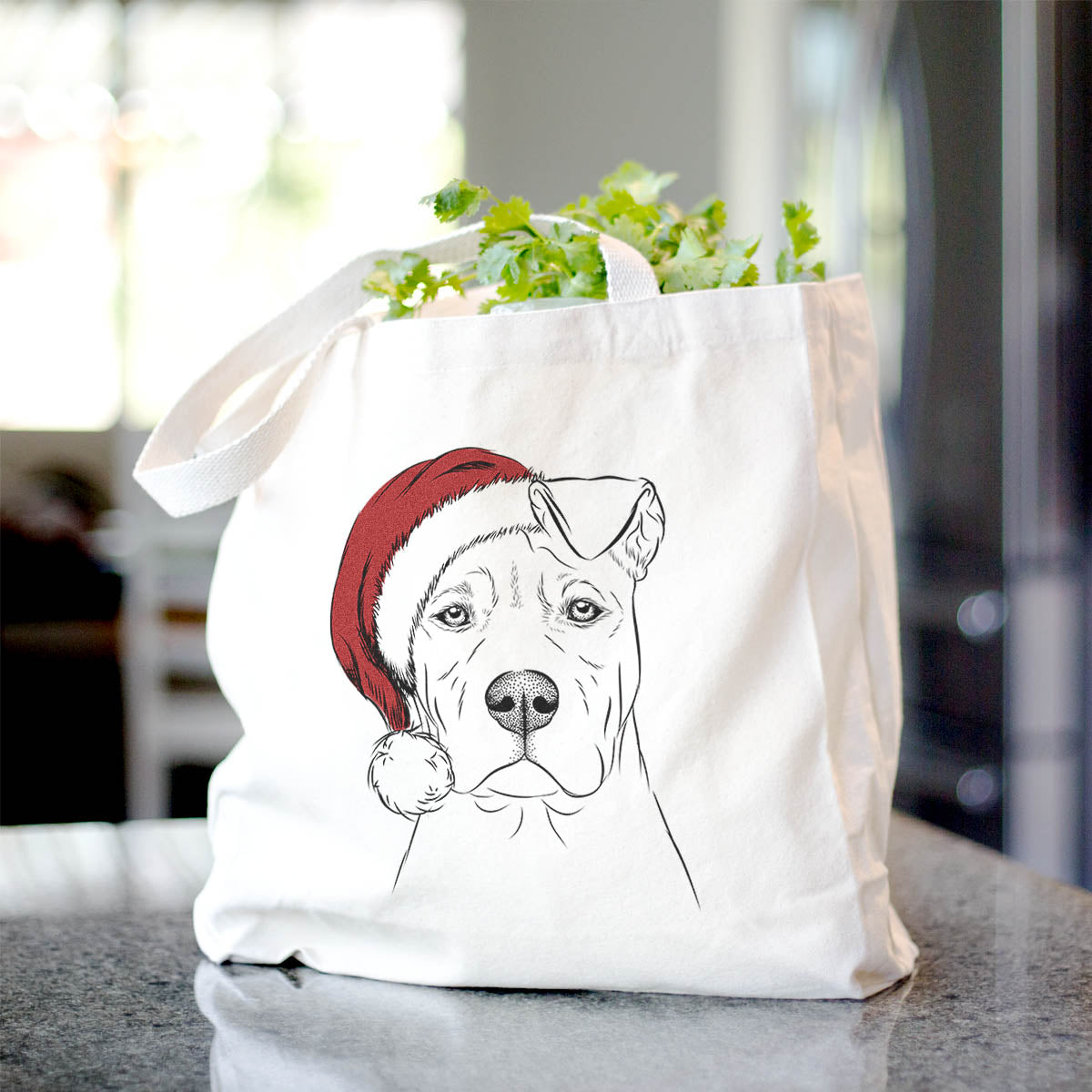 Sweet Finn the Mixed Breed - Tote Bag