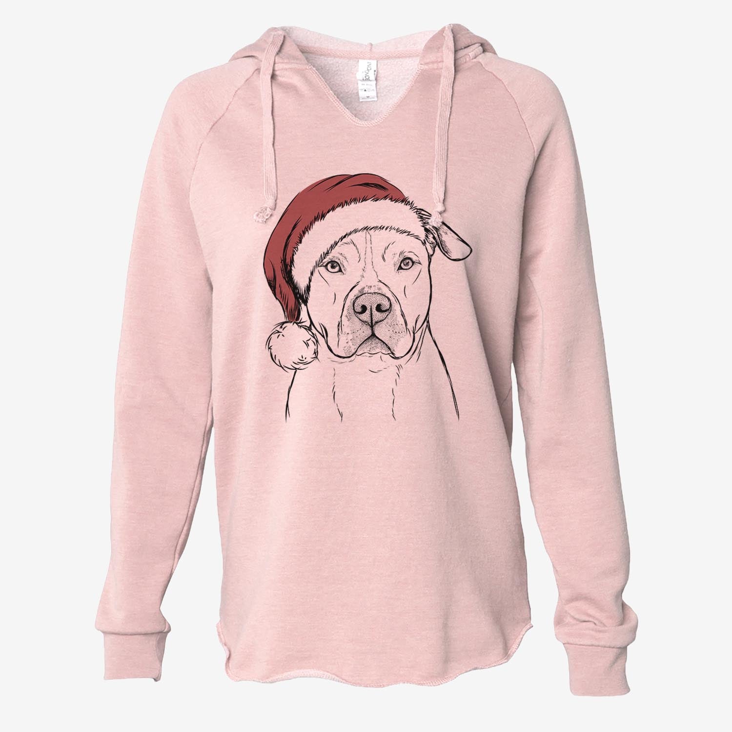 Teddy Jam the Pitbull - Cali Wave Hooded Sweatshirt