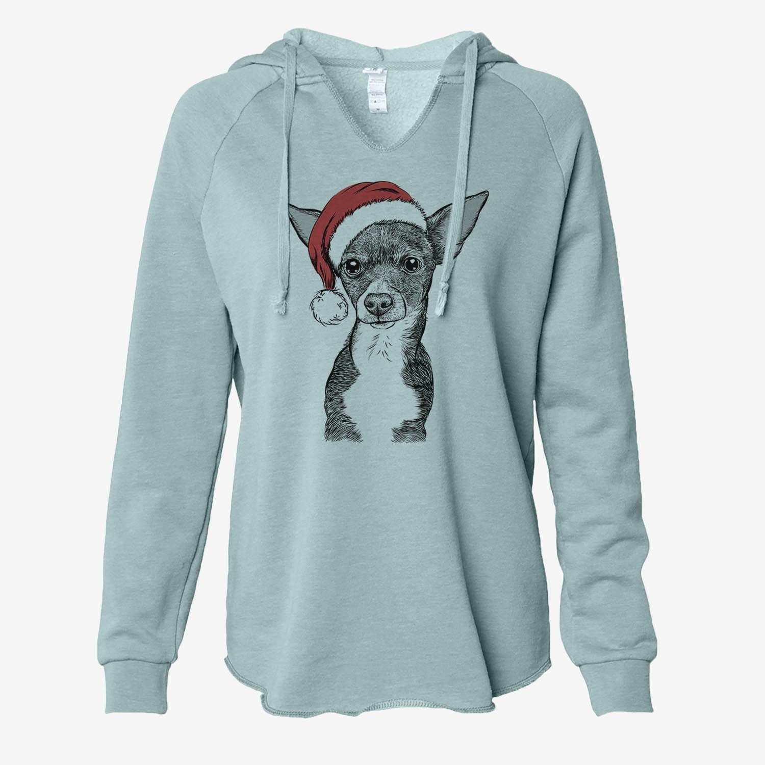 Tiny Archie the Mixed Breed - Cali Wave Hooded Sweatshirt