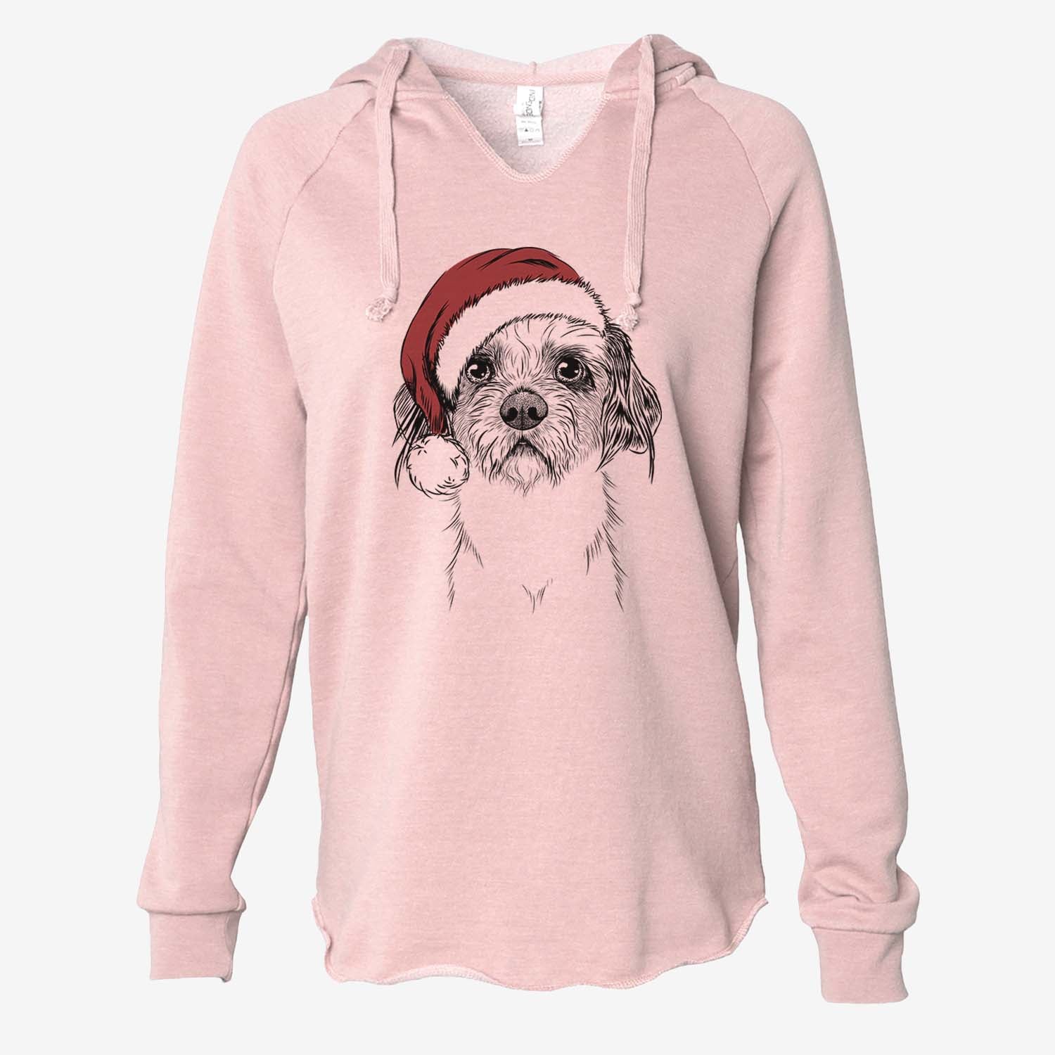 Tiny Tucker the Mixed Breed - Cali Wave Hooded Sweatshirt