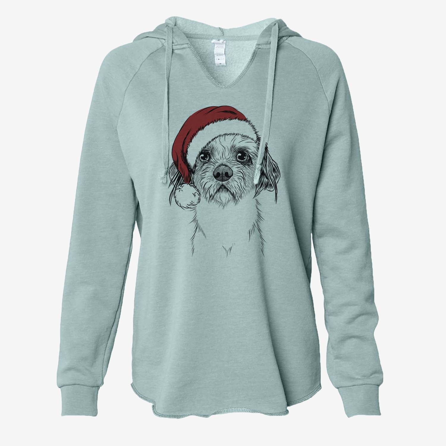 Tiny Tucker the Mixed Breed - Cali Wave Hooded Sweatshirt