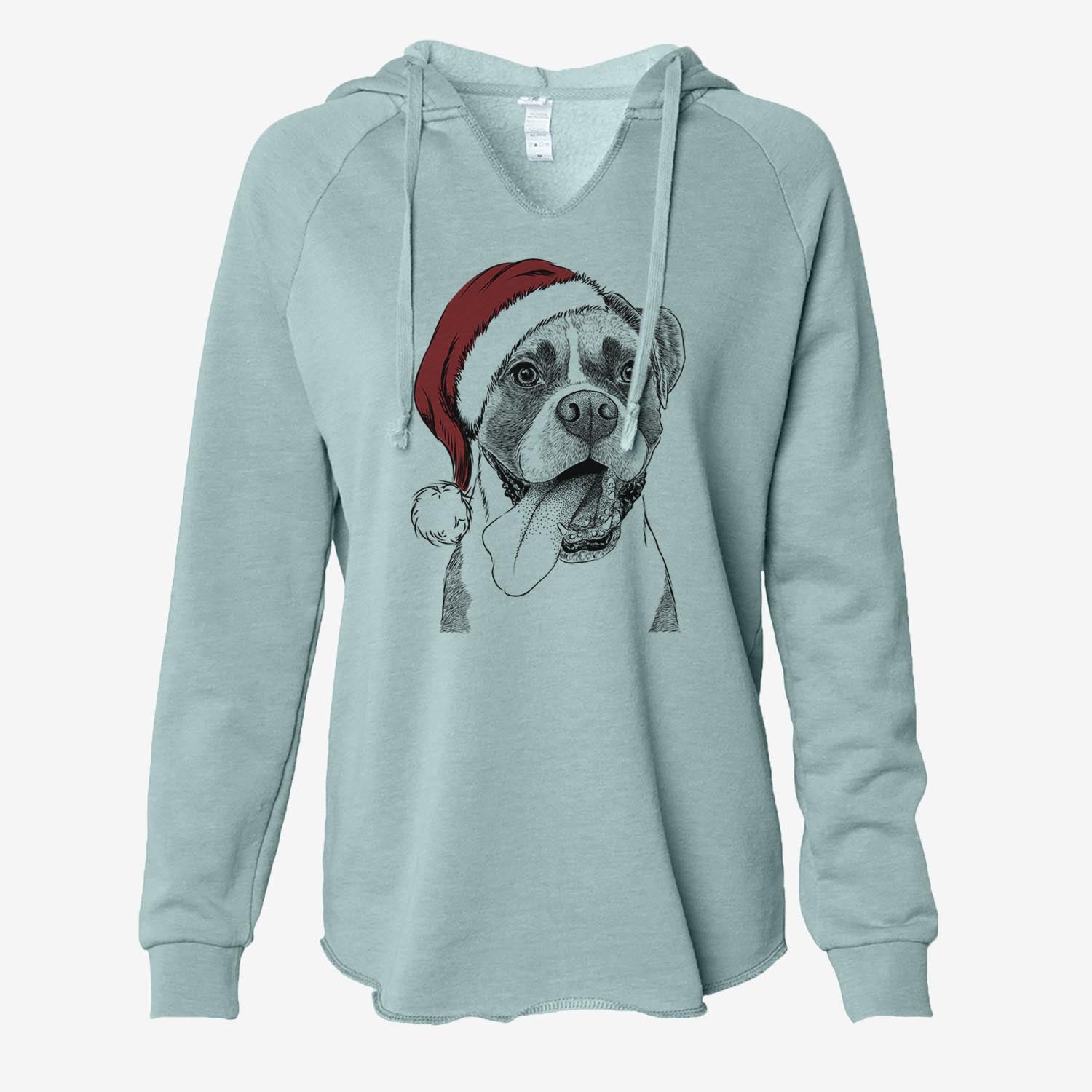 Tuckeroo the Boxer - Cali Wave Hooded Sweatshirt