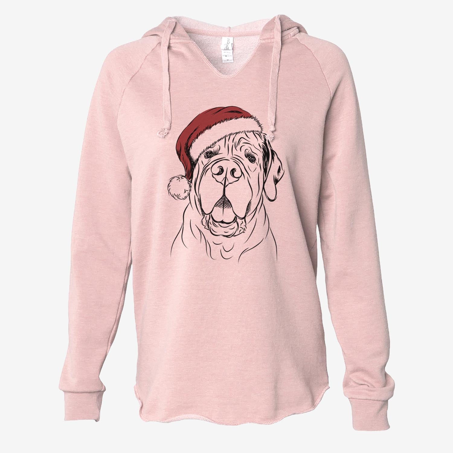 Tufton the English Mastiff - Cali Wave Hooded Sweatshirt