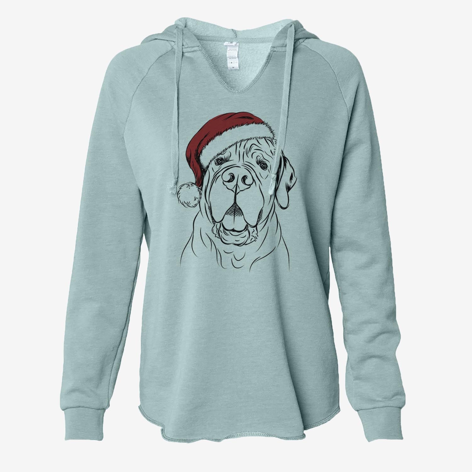 Tufton the English Mastiff - Cali Wave Hooded Sweatshirt