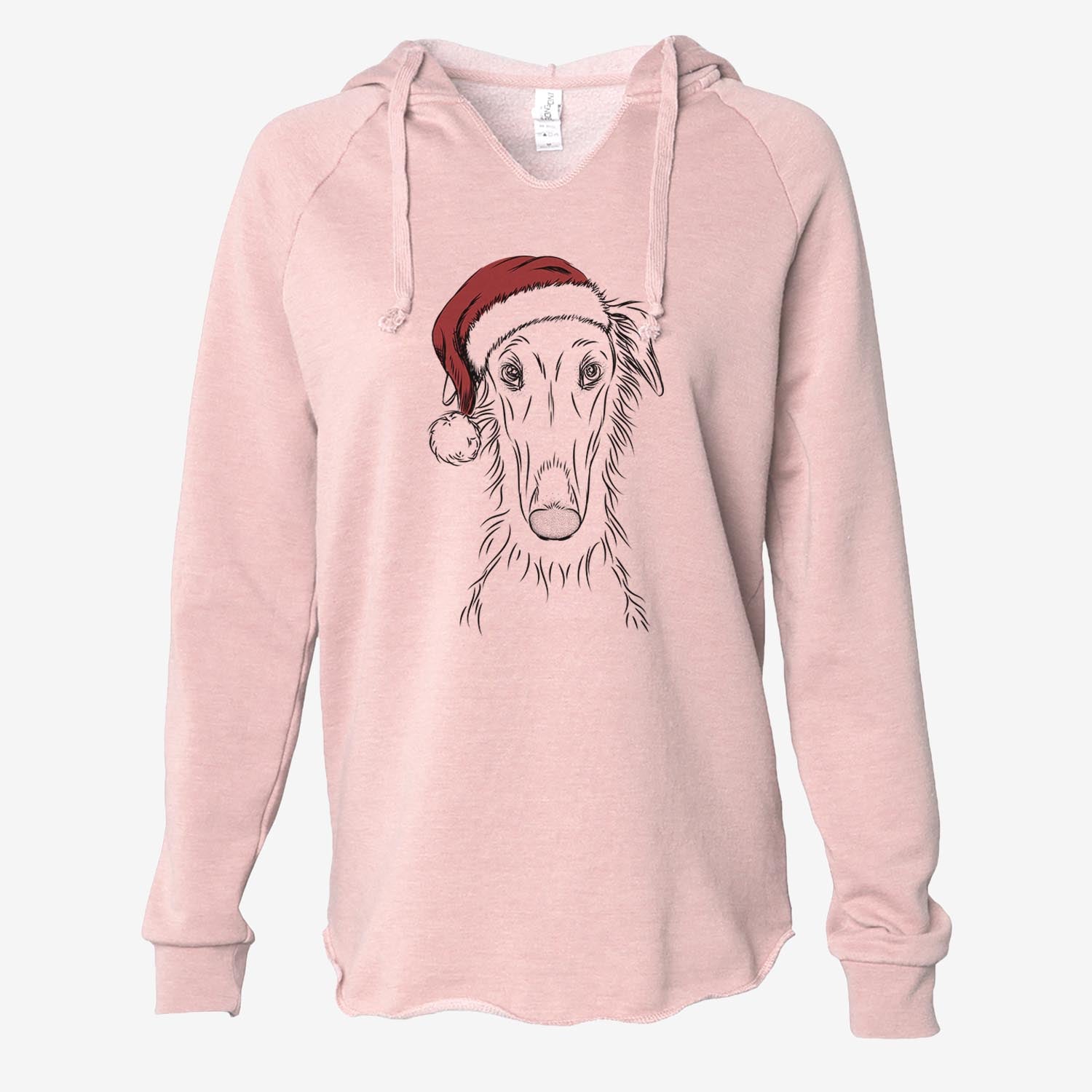 Vaughn the Borzoi - Cali Wave Hooded Sweatshirt