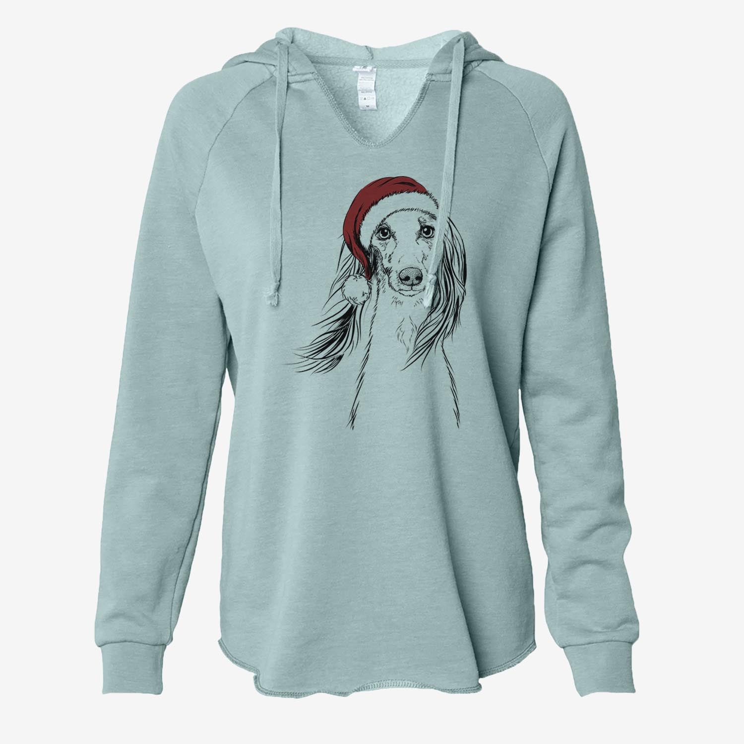 Zahra the Saluki - Cali Wave Hooded Sweatshirt