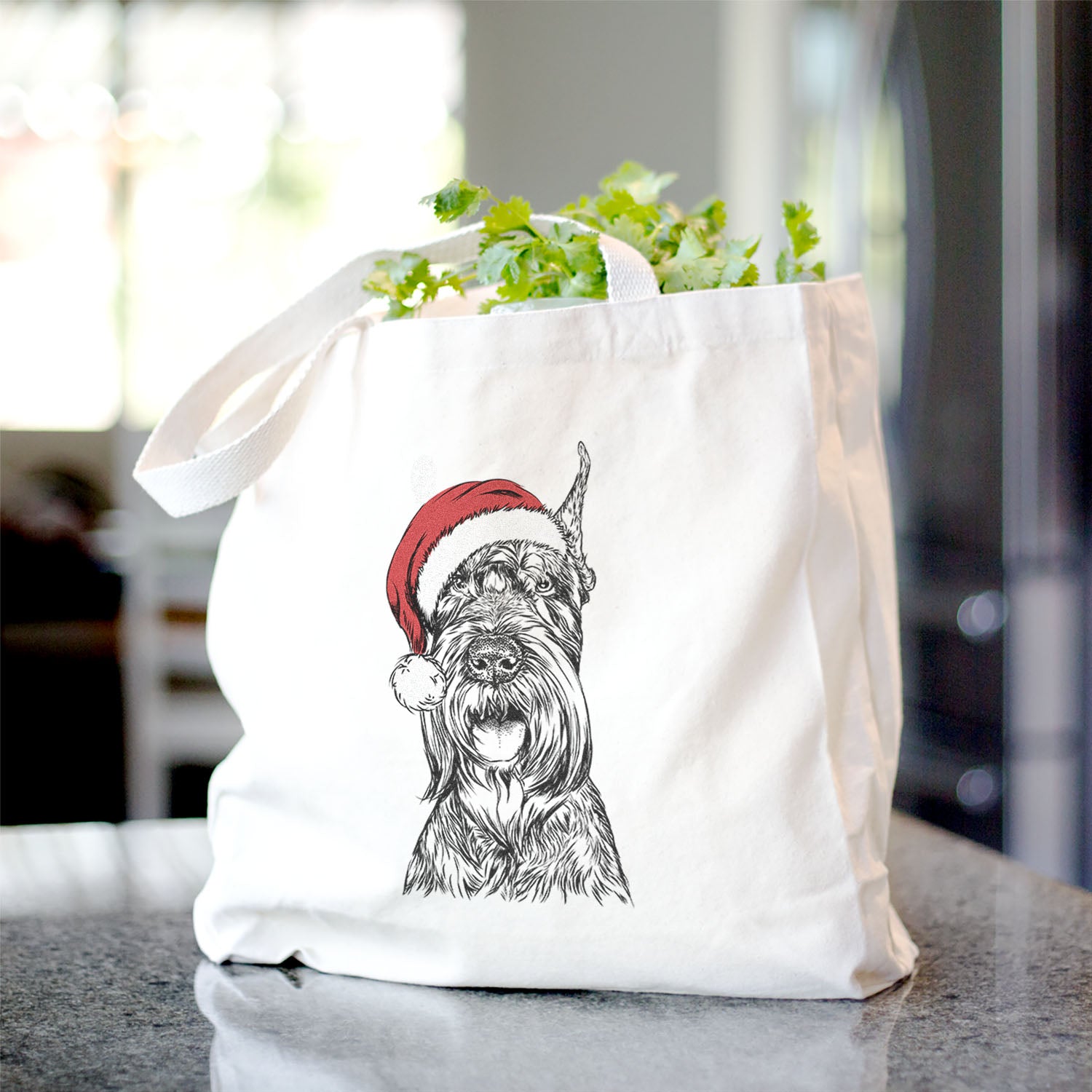 Zuri the Giant Schnauzer - Tote Bag