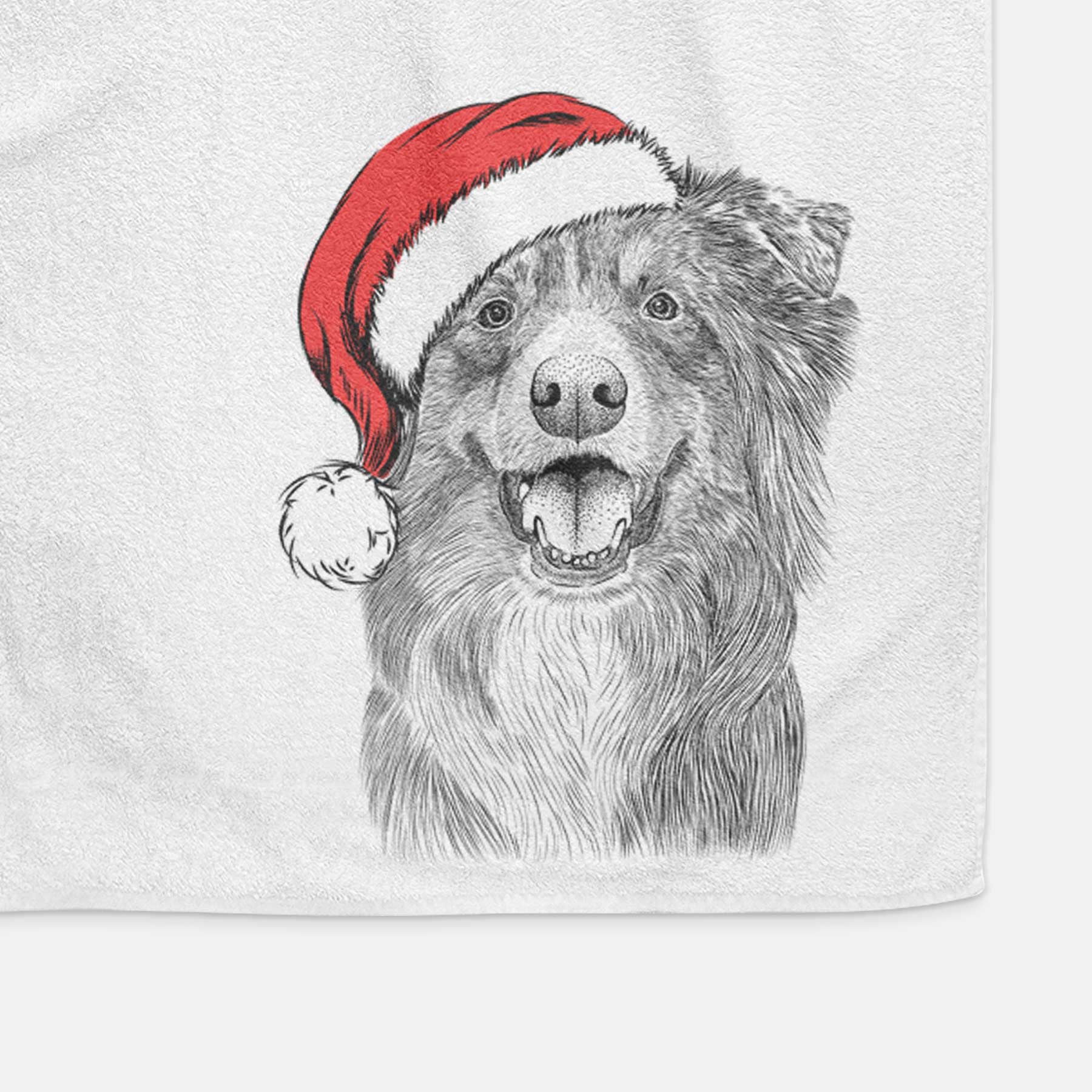 Aussie Parker the Australian Shepherd Decorative Hand Towel