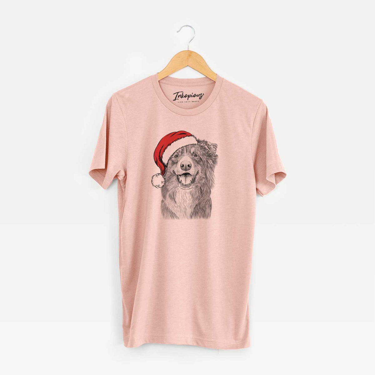Santa Aussie Parker the Australian Shepherd - Unisex Crewneck