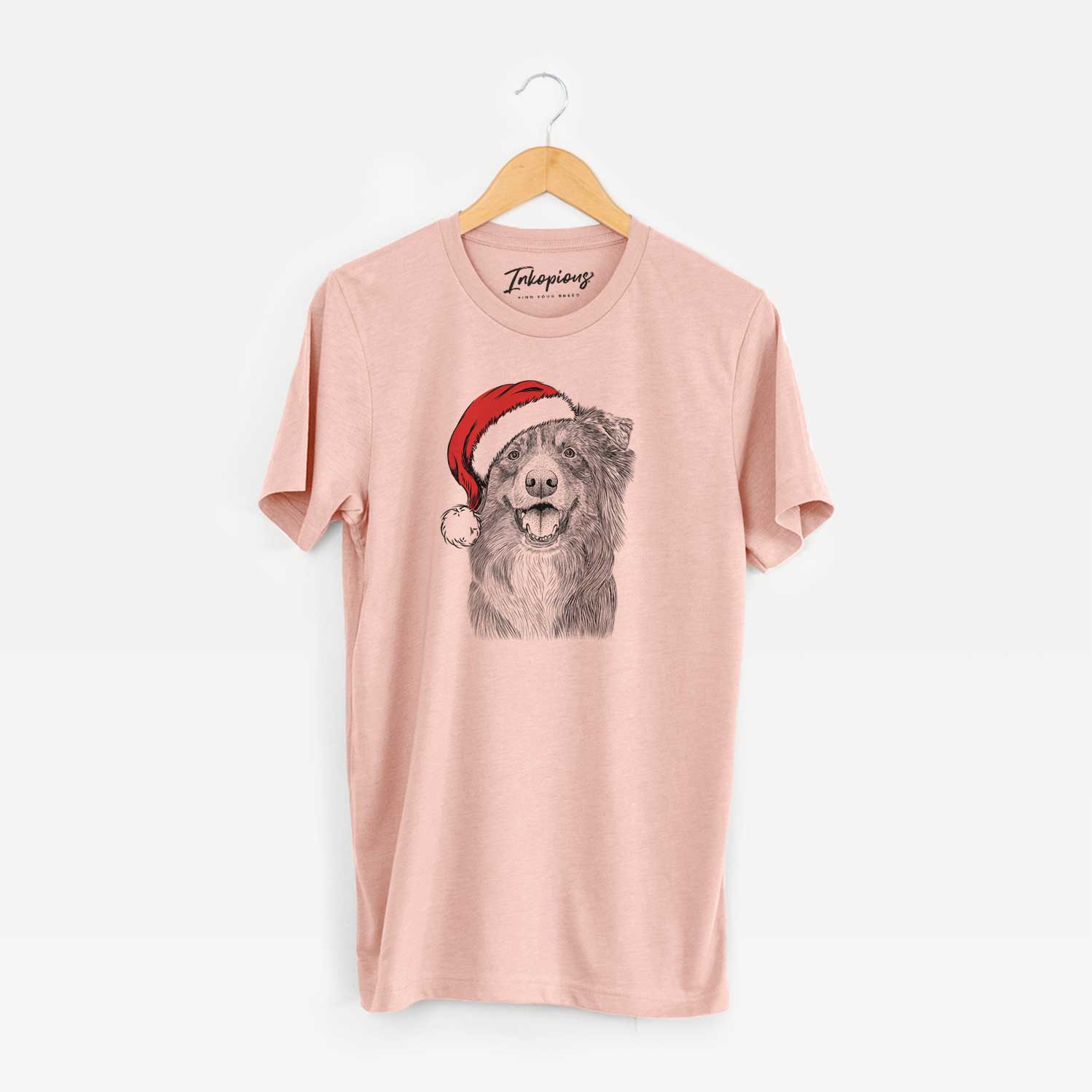 Santa Aussie Parker the Australian Shepherd - Unisex Crewneck