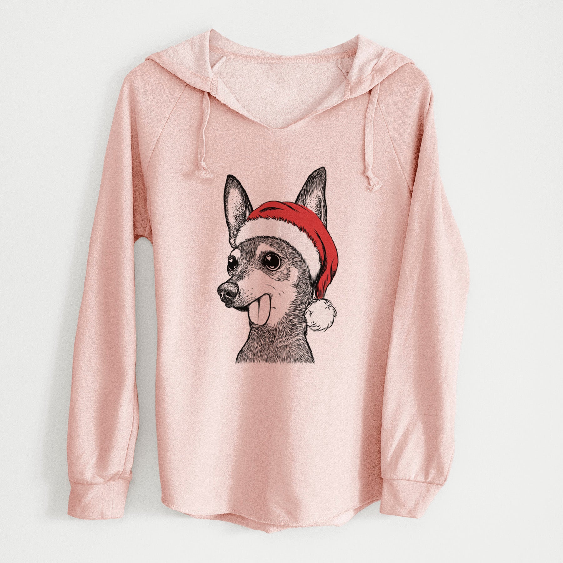 Santa Aaron the Chihuahua - Cali Wave Hooded Sweatshirt