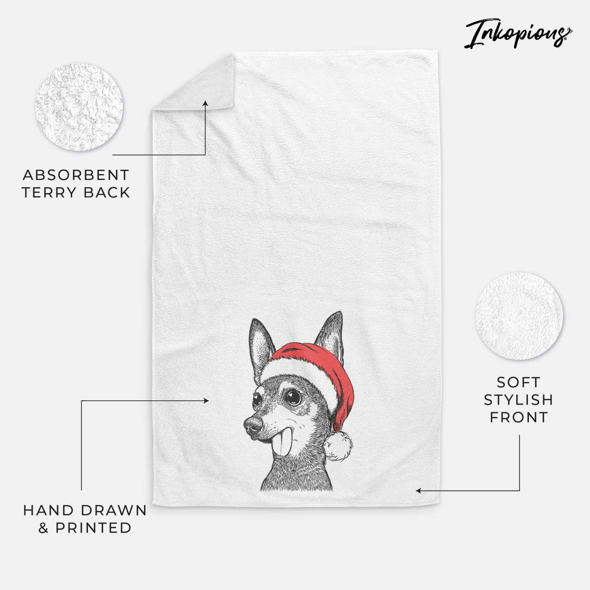Aaron the Chihuahua Decorative Hand Towel