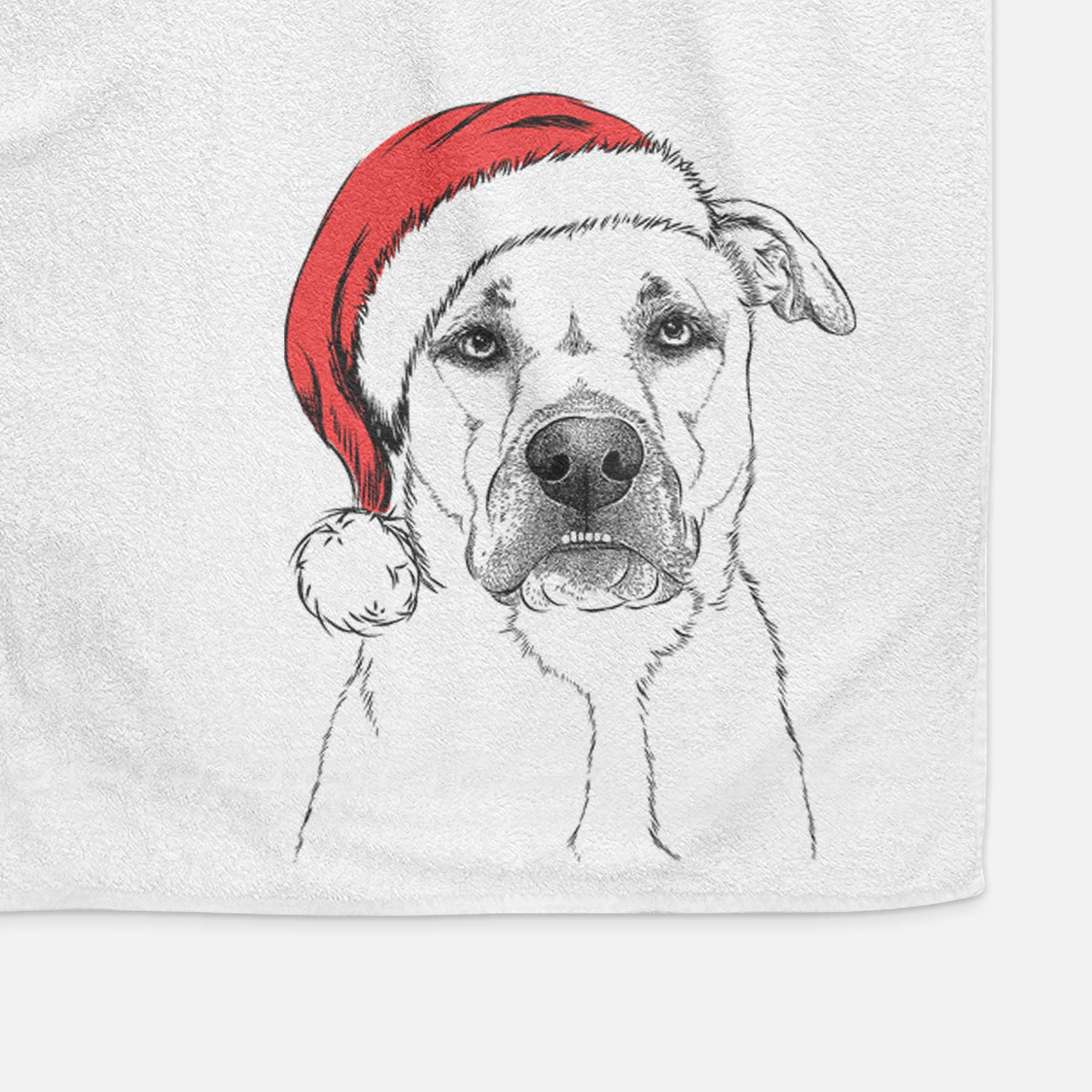 Abby the Boxer Beagle Mix Decorative Hand Towel