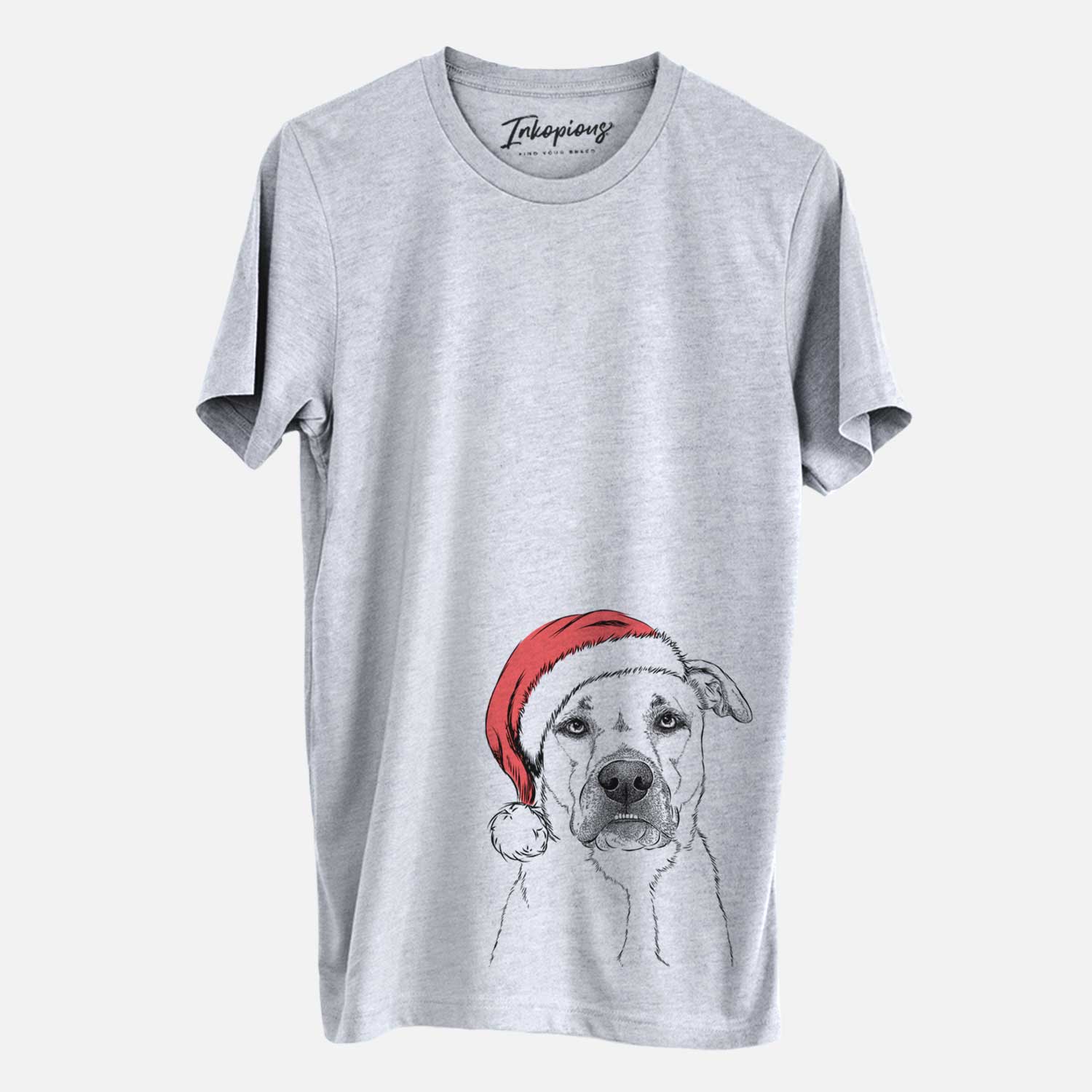 Santa Abby the Boxer Beagle Mix - Unisex Crewneck