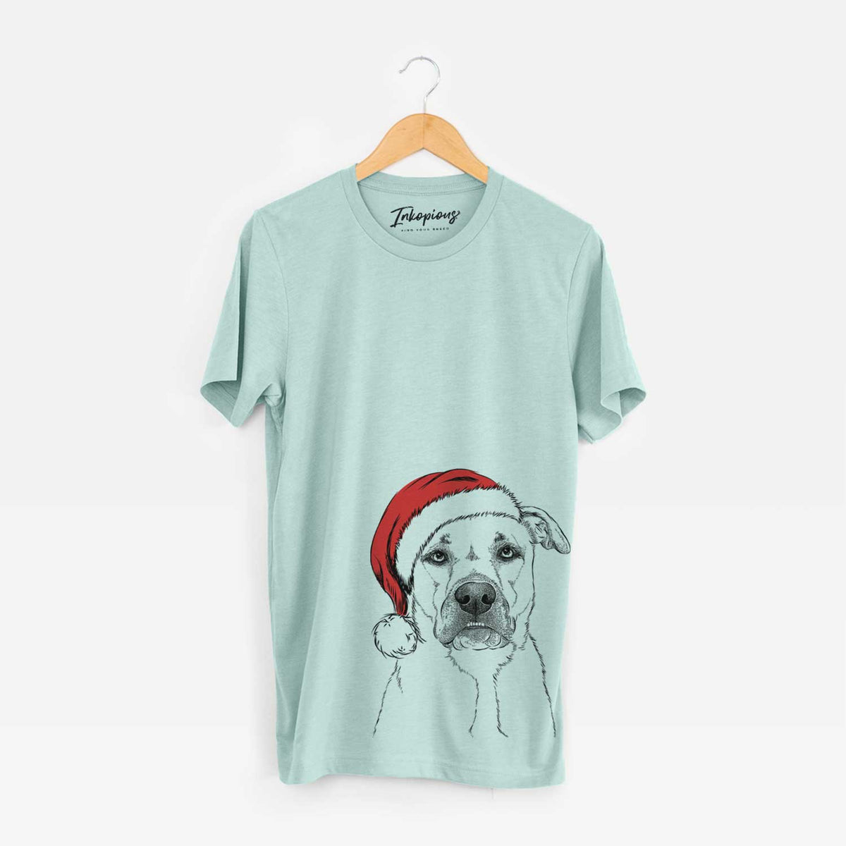 Santa Abby the Boxer Beagle Mix - Unisex Crewneck