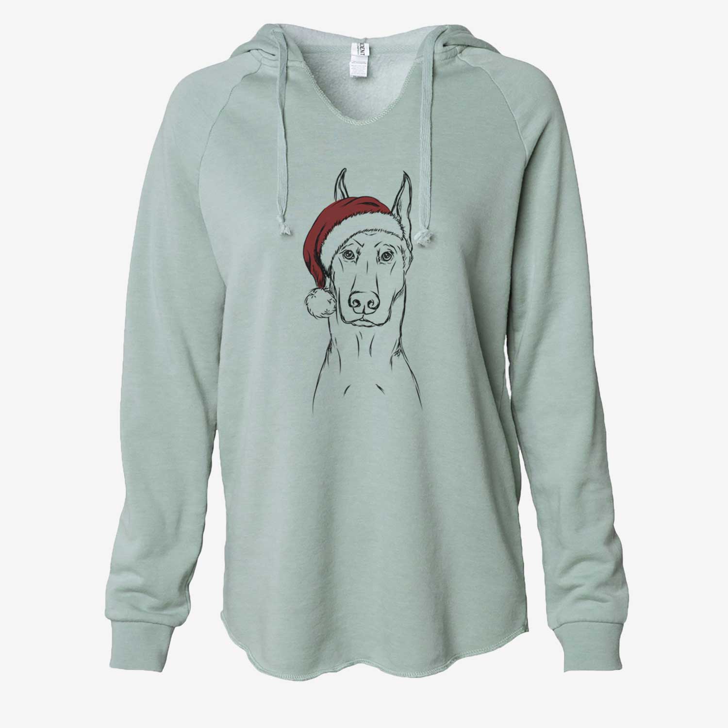 Ace the Doberman Pinscher - Cali Wave Hooded Sweatshirt