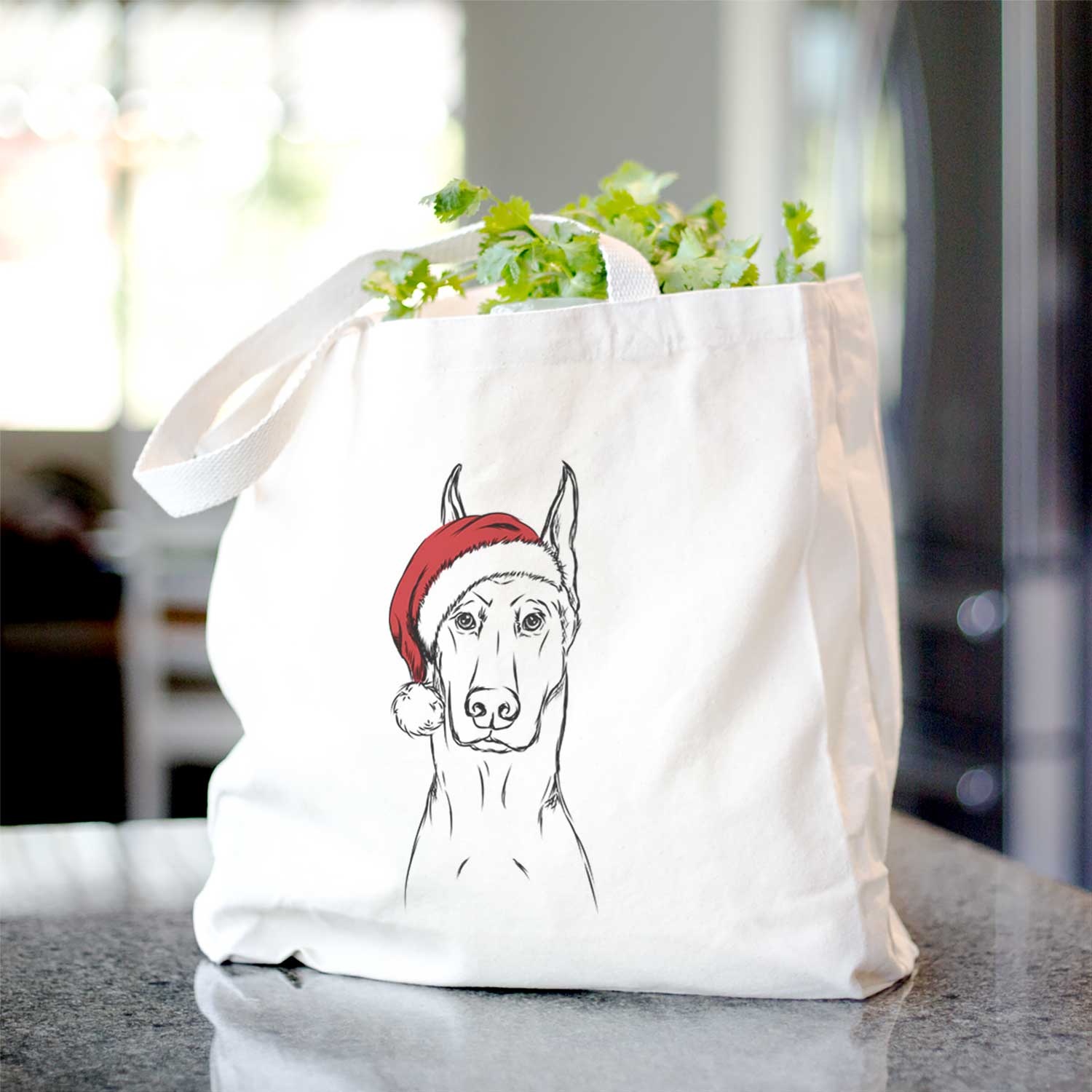 Ace the Doberman Pinscher - Tote Bag