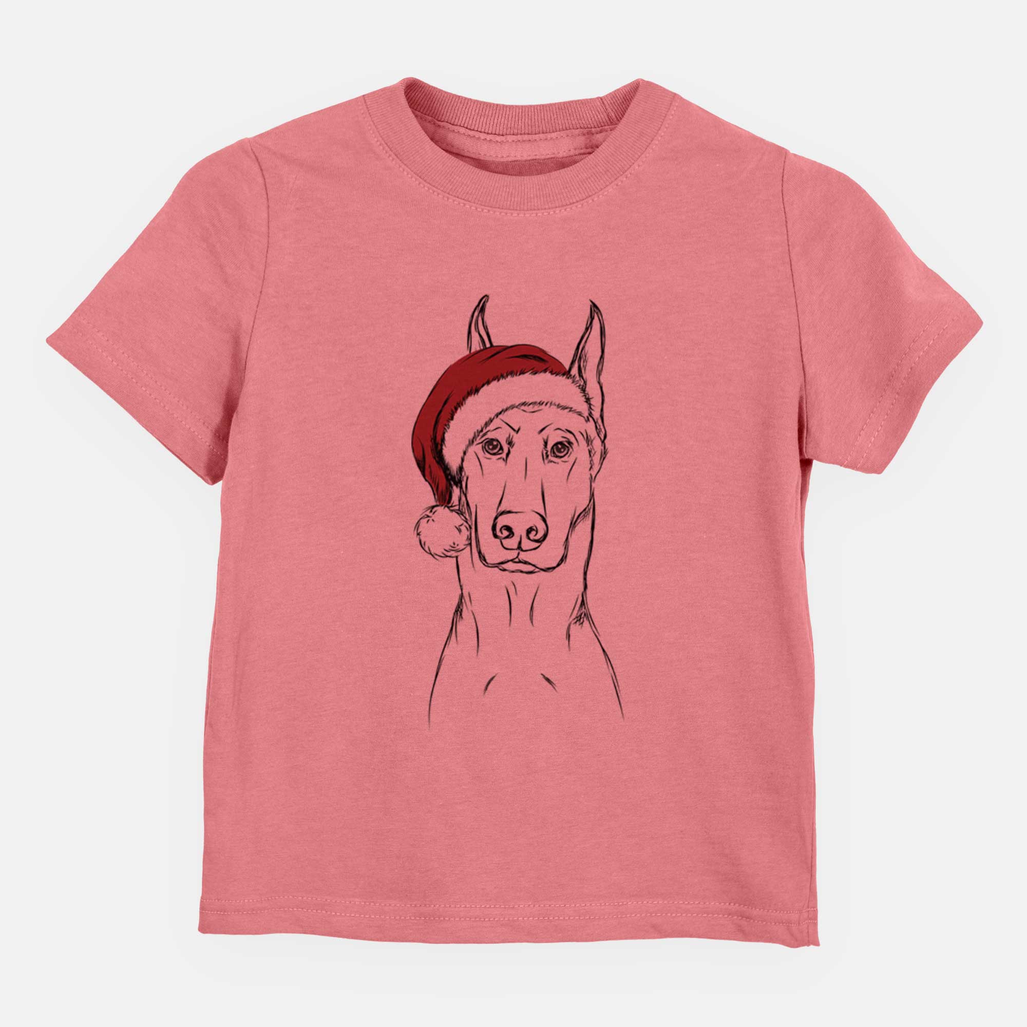 Santa Ace the Doberman Pinscher - Kids/Youth/Toddler Shirt