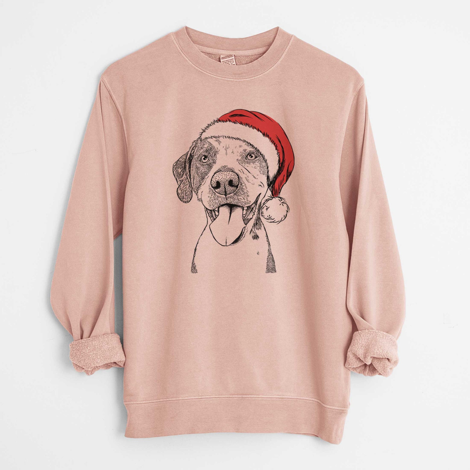 Santa Ace Boogie the Mixed Breed - Unisex Pigment Dyed Crew Sweatshirt