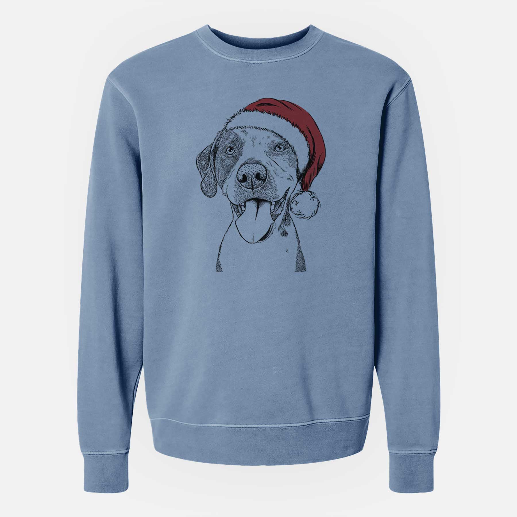 Santa Ace Boogie the Mixed Breed - Unisex Pigment Dyed Crew Sweatshirt