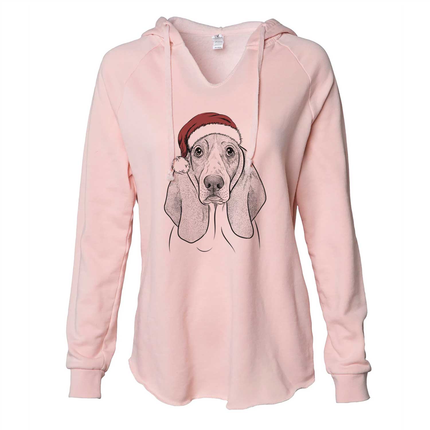 Addison the Basset Hound - Cali Wave Hooded Sweatshirt