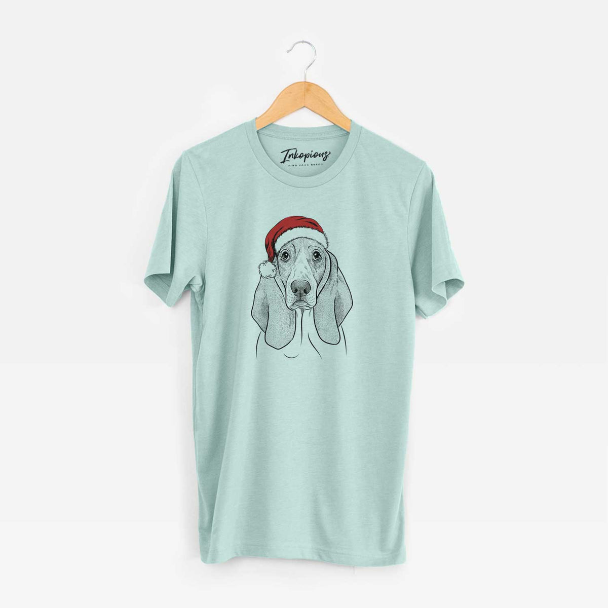 Santa Addison the Basset Hound - Unisex Crewneck