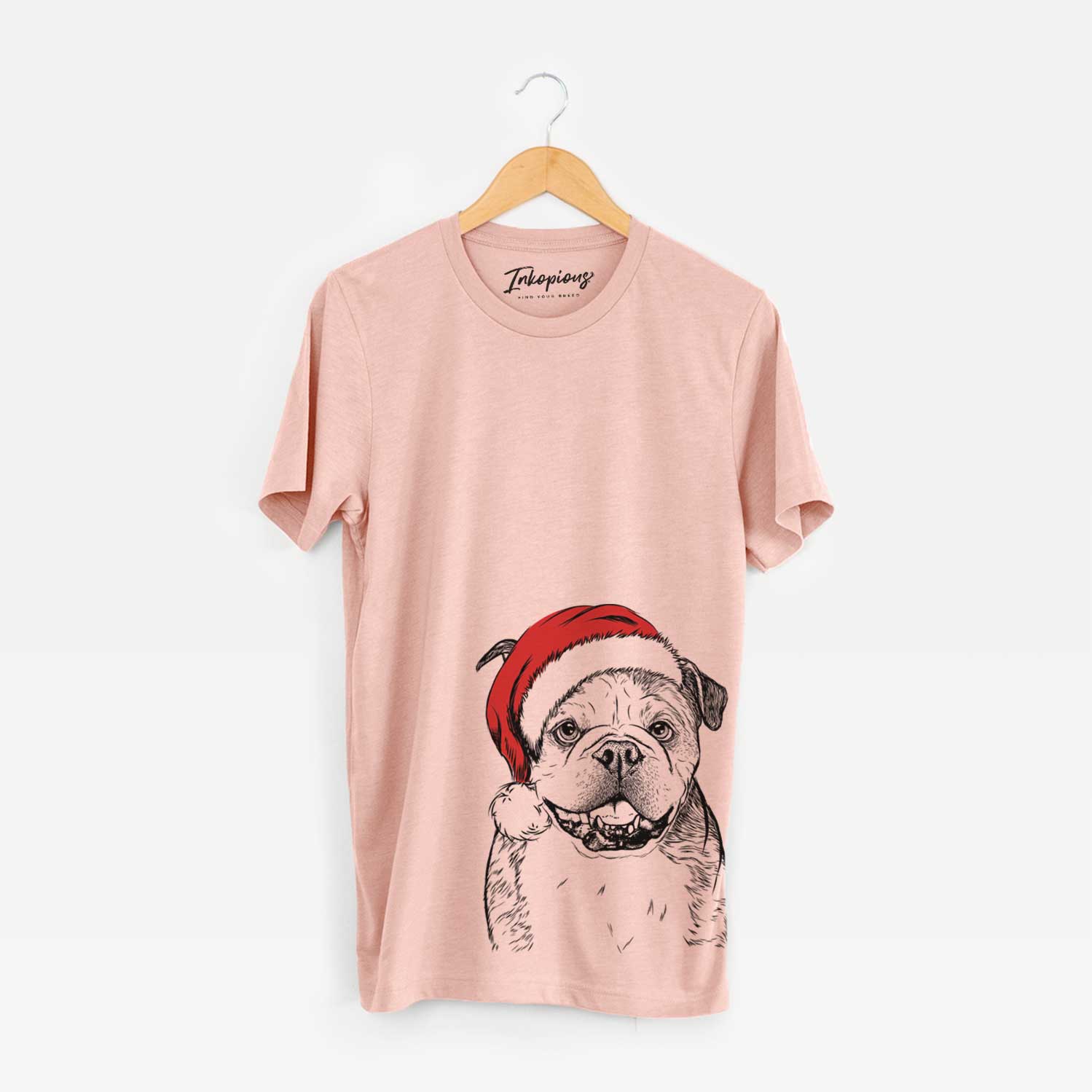 Santa Agatha the Boston Bulldog - Unisex Crewneck
