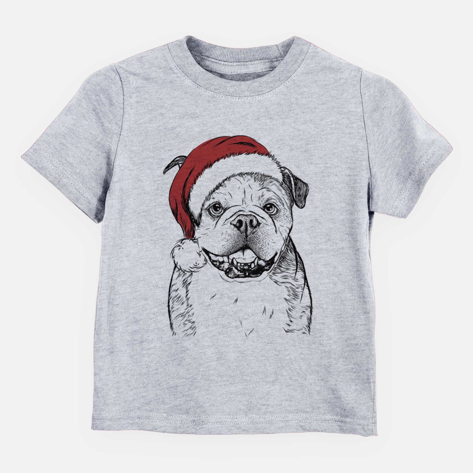 Santa Agatha the Boston Bulldog - Kids/Youth/Toddler Shirt