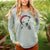 Santa Aggy the Olde English Bulldogge - Cali Wave Hooded Sweatshirt