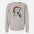 Santa Aggy the Olde English Bulldogge - Unisex Pigment Dyed Crew Sweatshirt