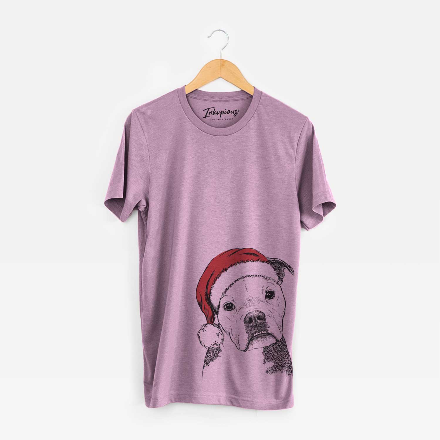 Santa Aggy the Olde English Bulldogge - Unisex Crewneck