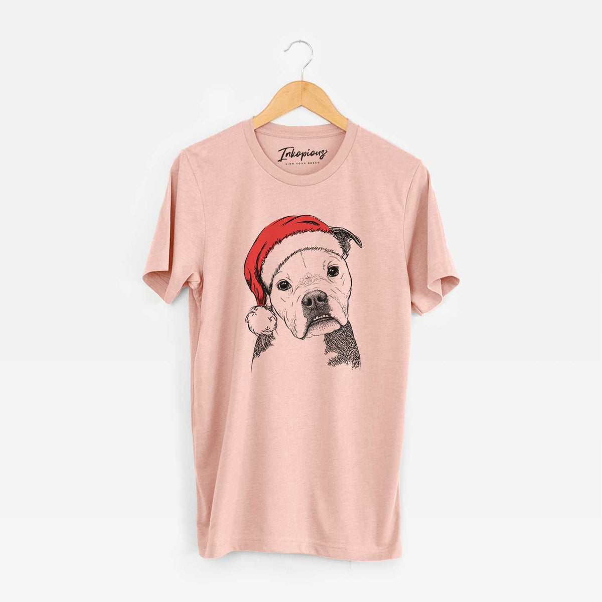 Santa Aggy the Olde English Bulldogge - Unisex Crewneck