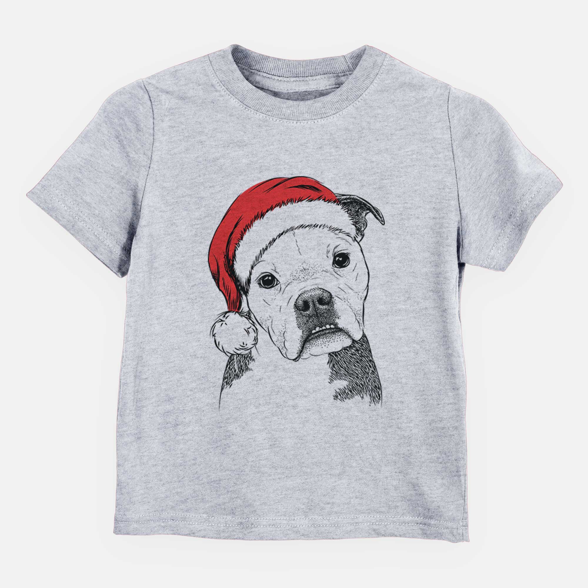 Santa Aggy the Olde English Bulldogge - Kids/Youth/Toddler Shirt