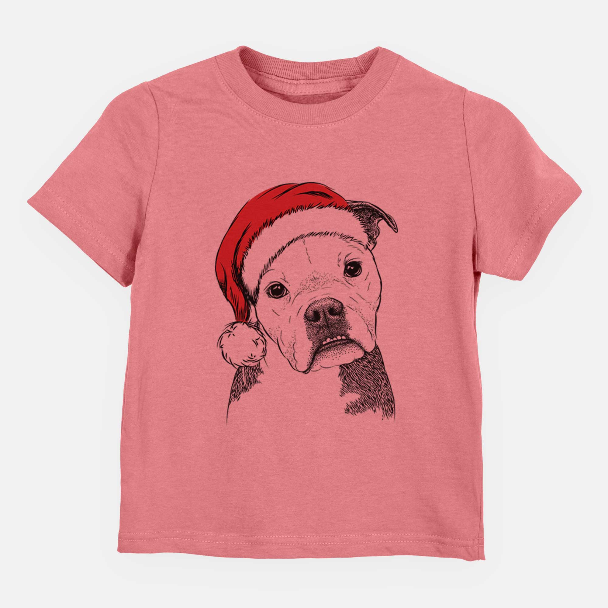 Santa Aggy the Olde English Bulldogge - Kids/Youth/Toddler Shirt