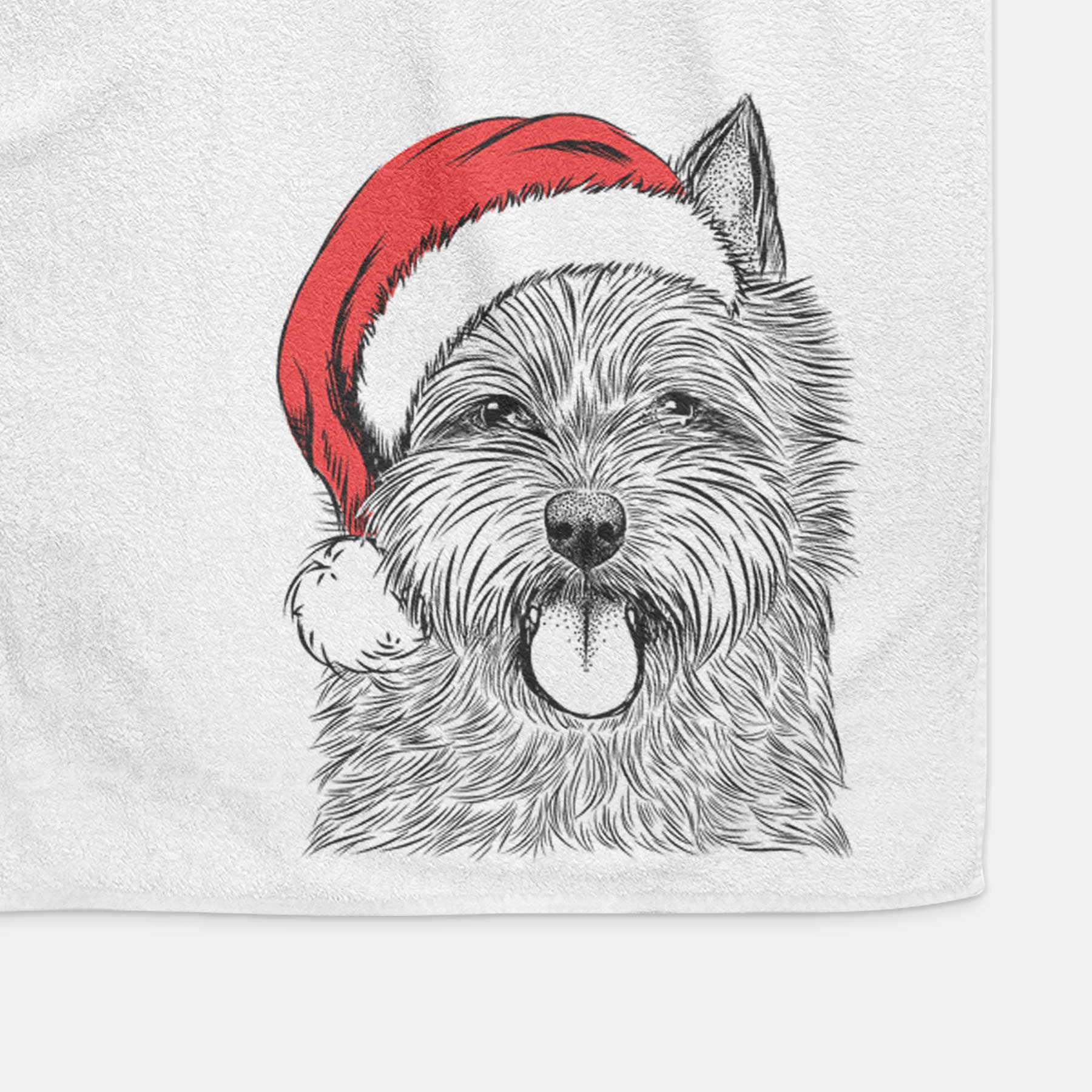 Alfie the Norwich Terrier Decorative Hand Towel