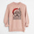 Santa Alfie the Norwich Terrier - Unisex Pigment Dyed Crew Sweatshirt